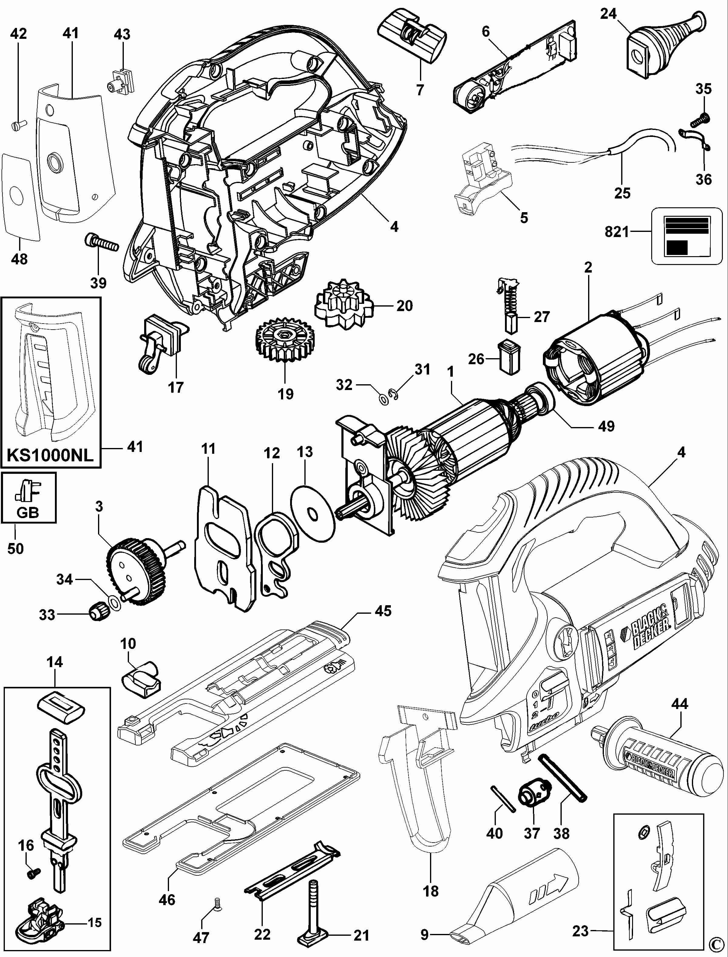 BLACK+DECKER JIGSAW (Type 1)