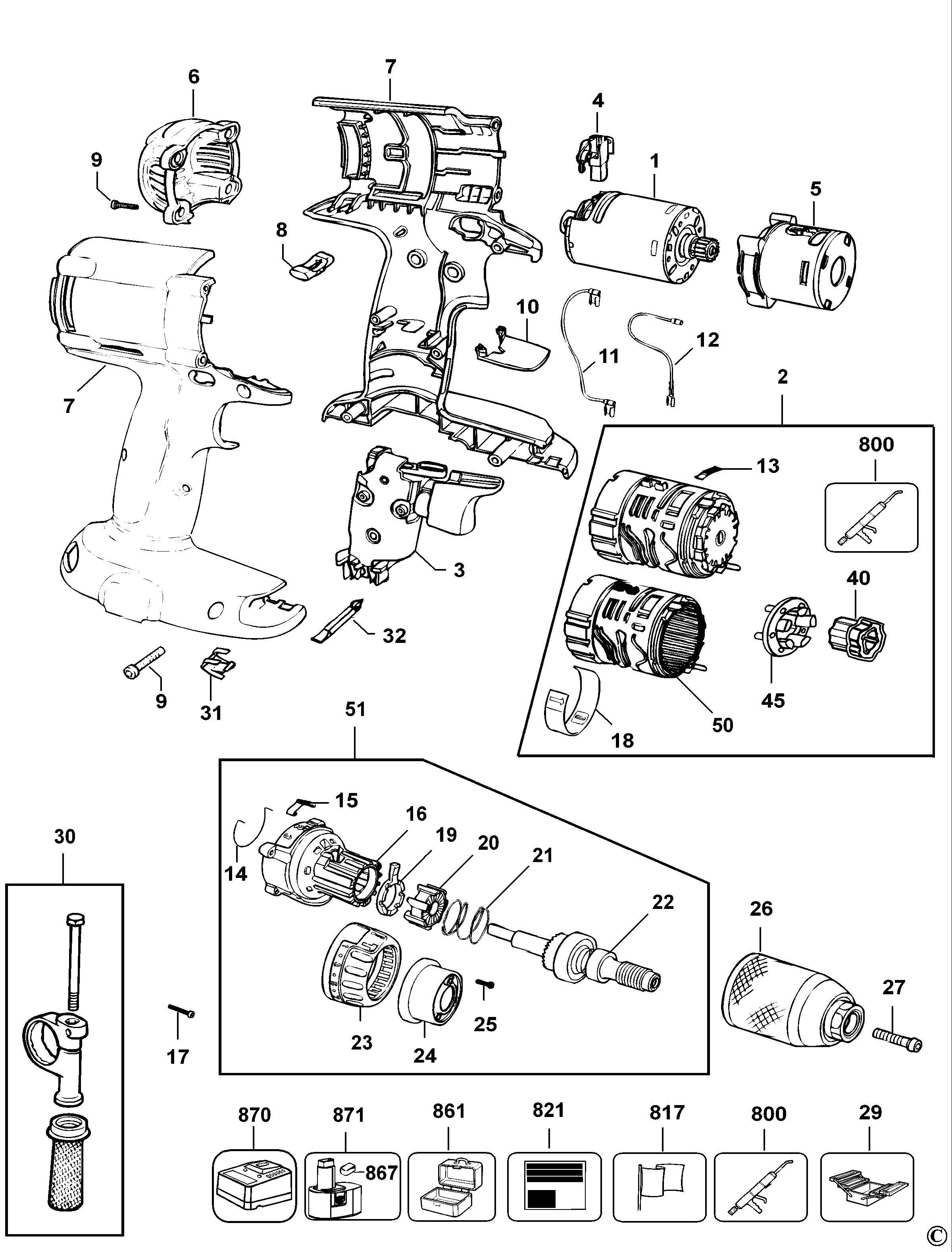 DEWALT COMBINATION UNIT (Type 1)