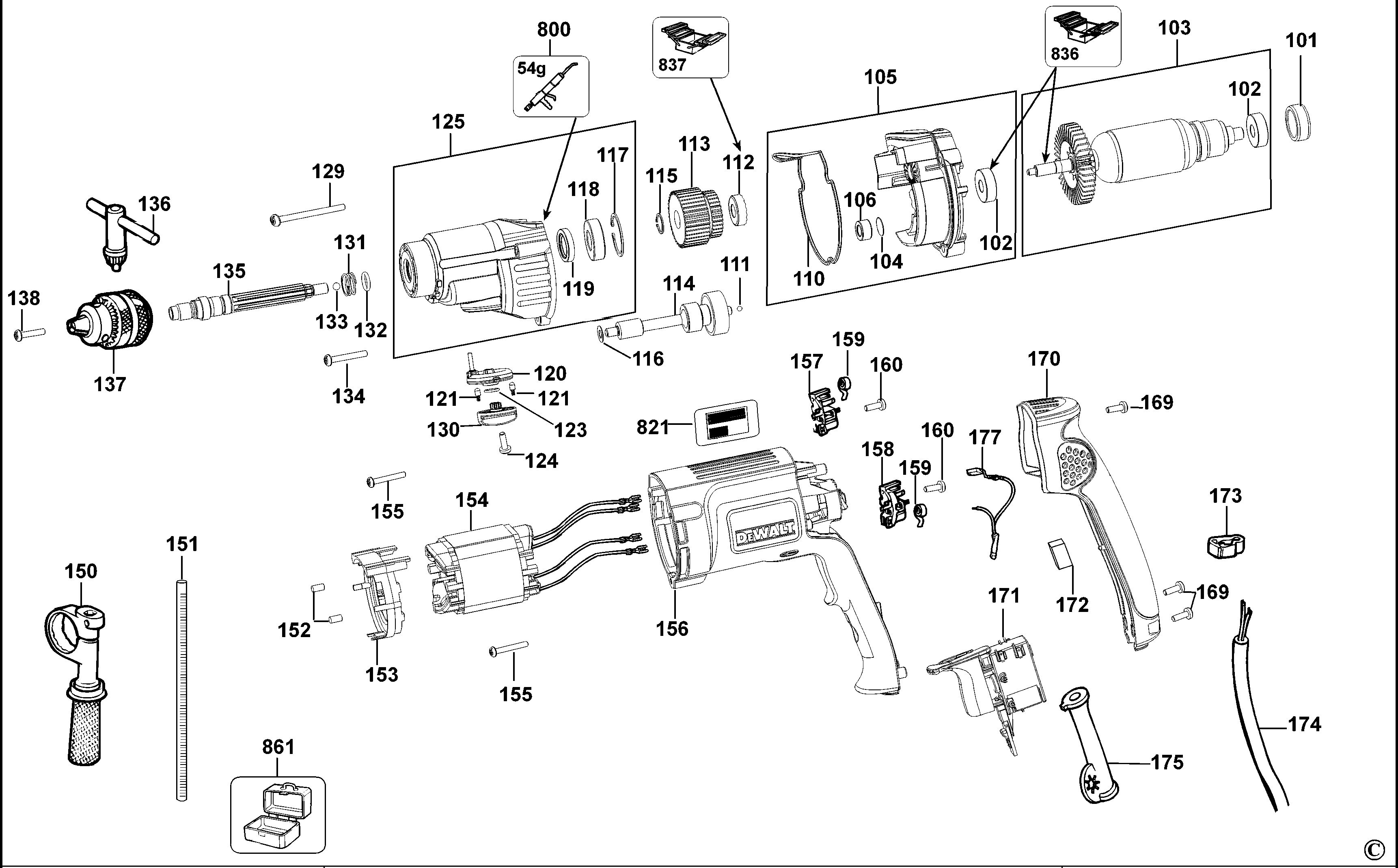 DEWALT DRILL (Type 1)