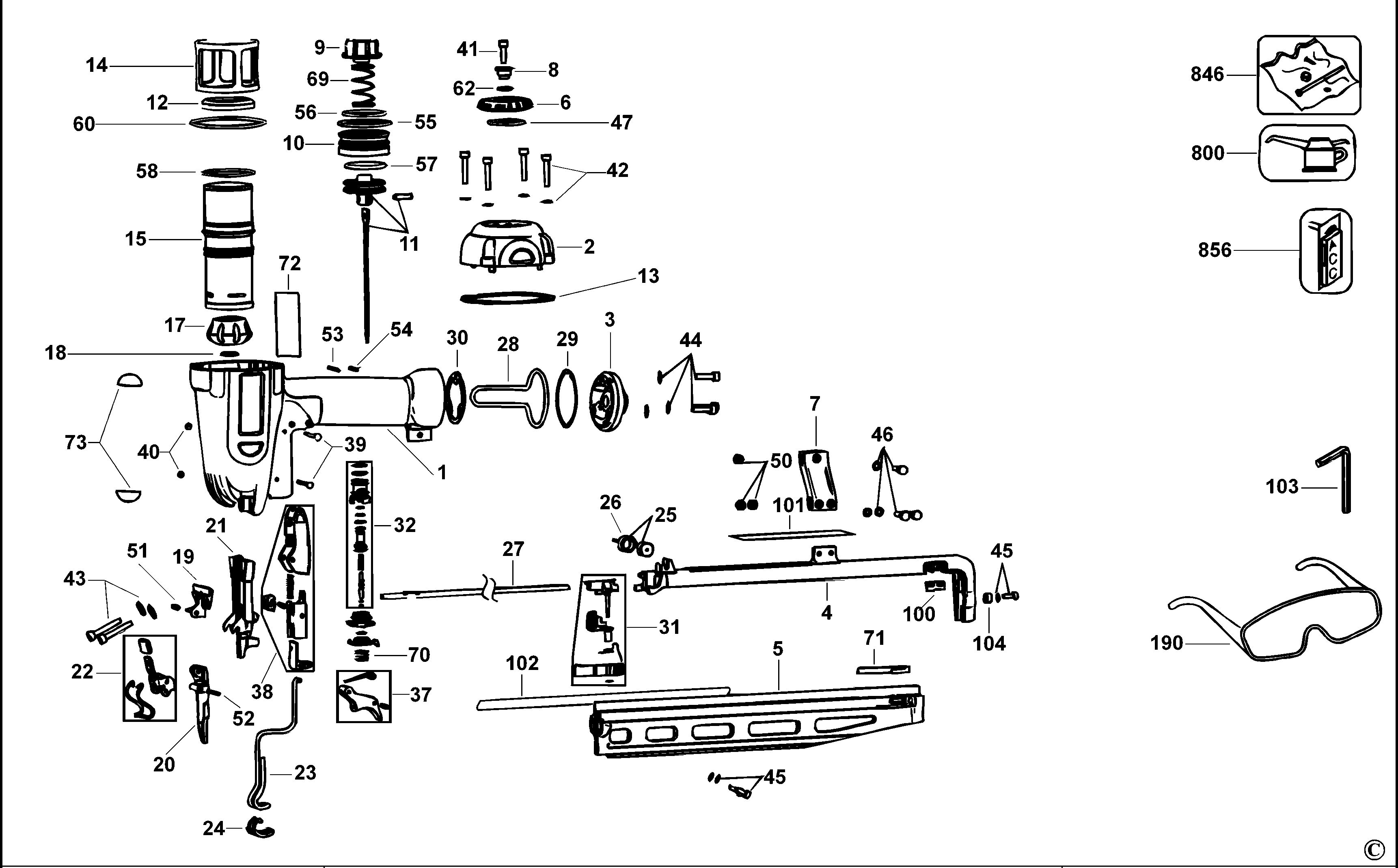 DEWALT FINISH NAILER 16 GAUGE (Type 2)
