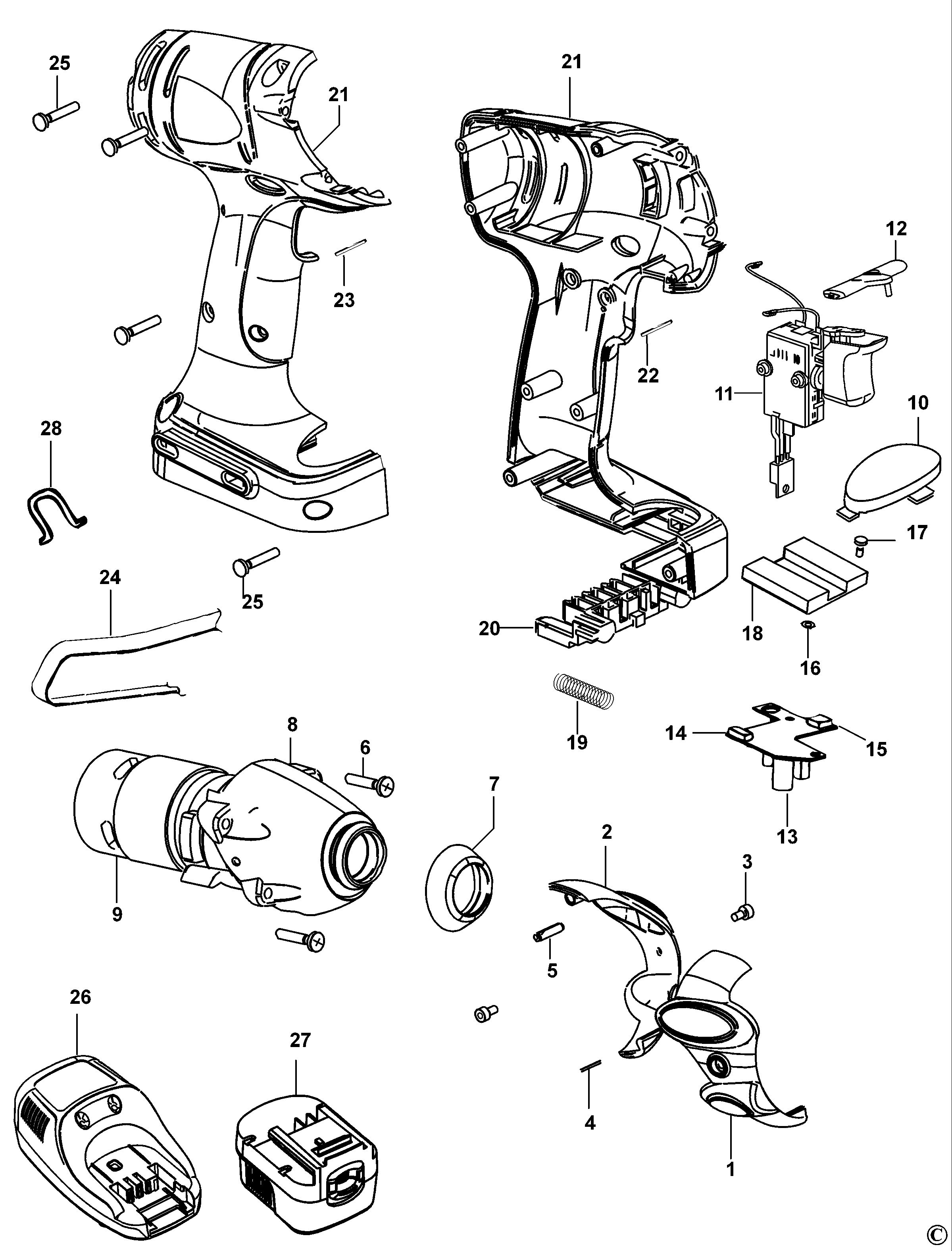 BLACK+DECKER IMPACT WRENCH (Type 1)