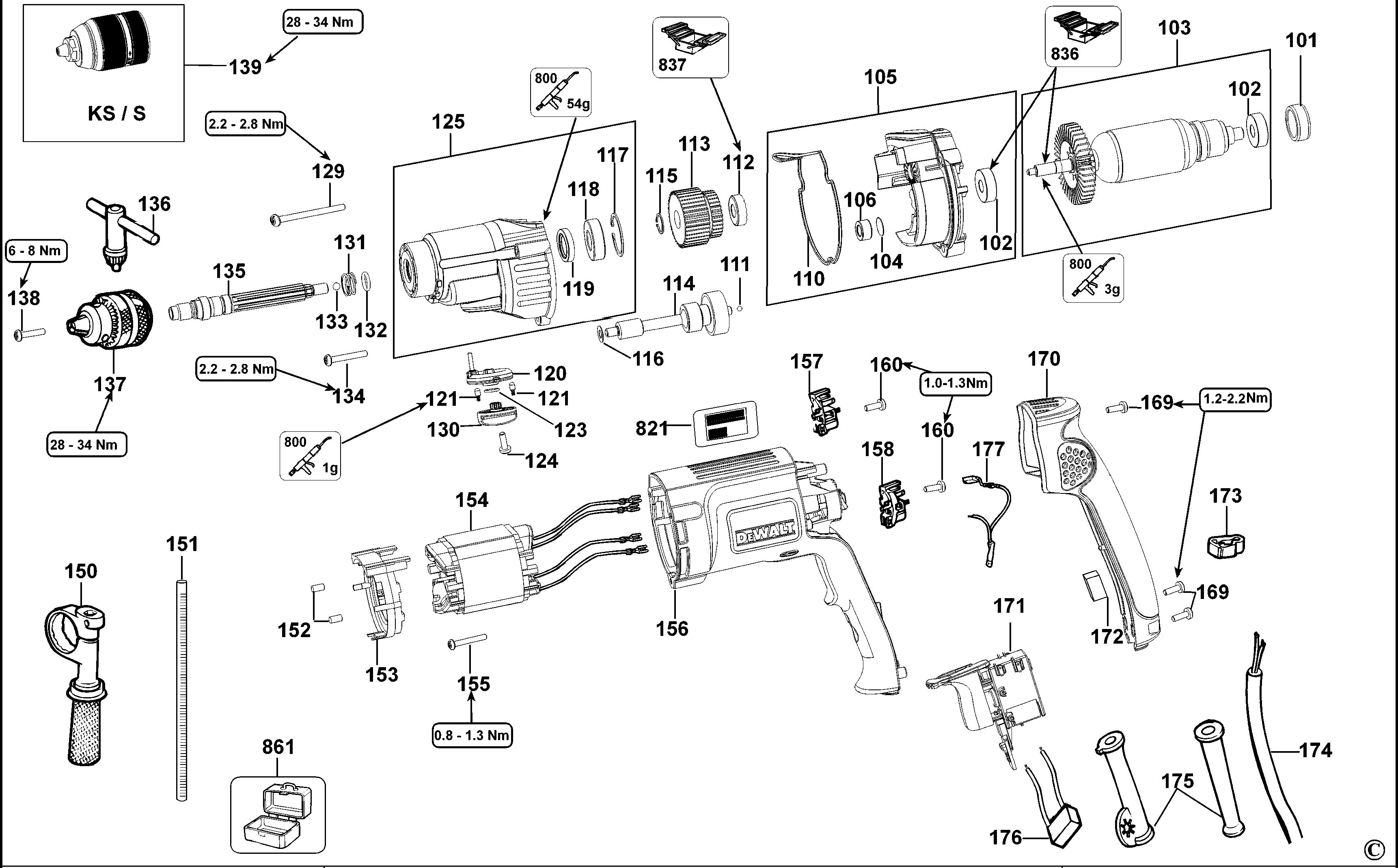 DEWALT DRILL (Type 2)