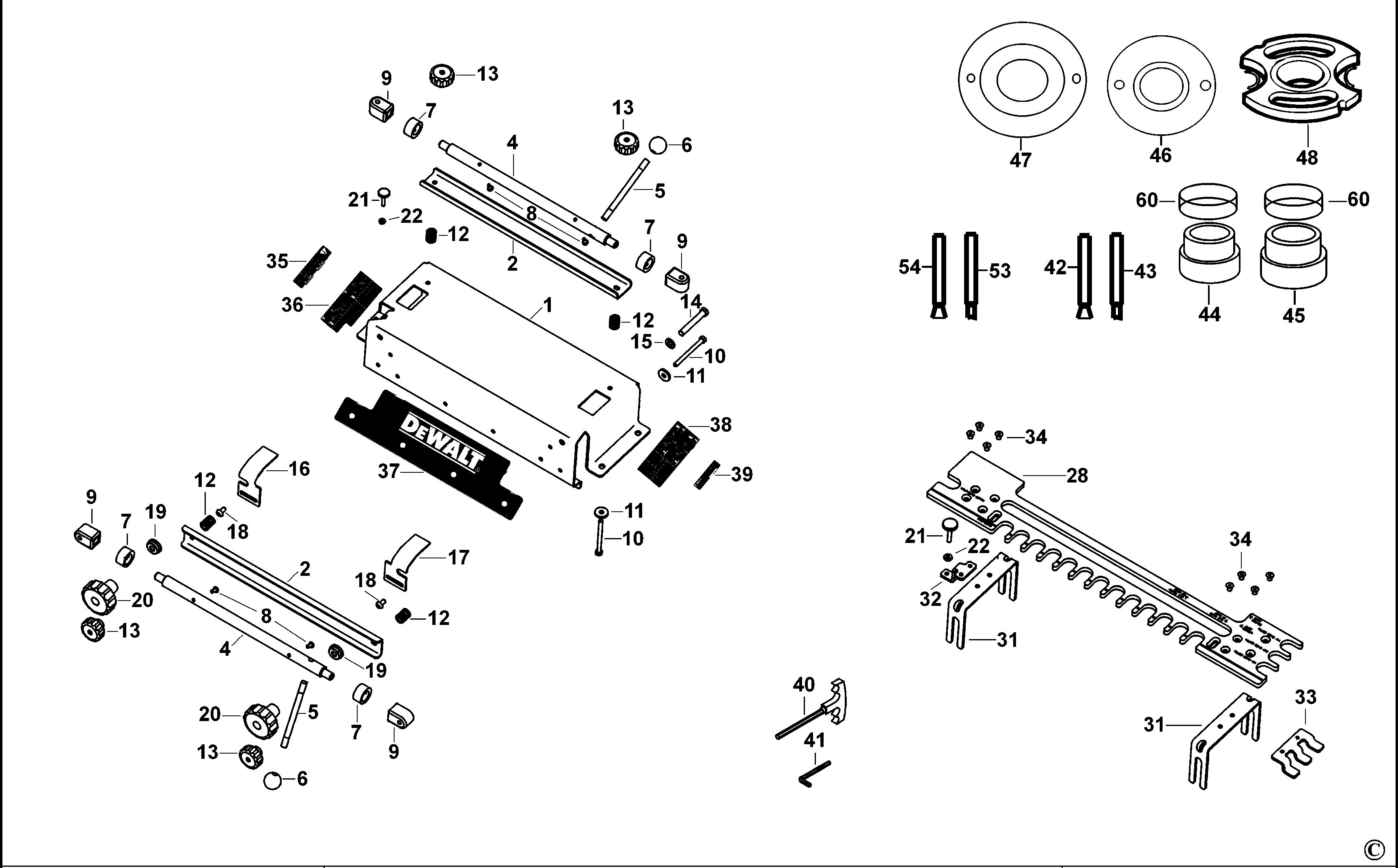 DEWALT DOVETAIL JIG (Type 1)
