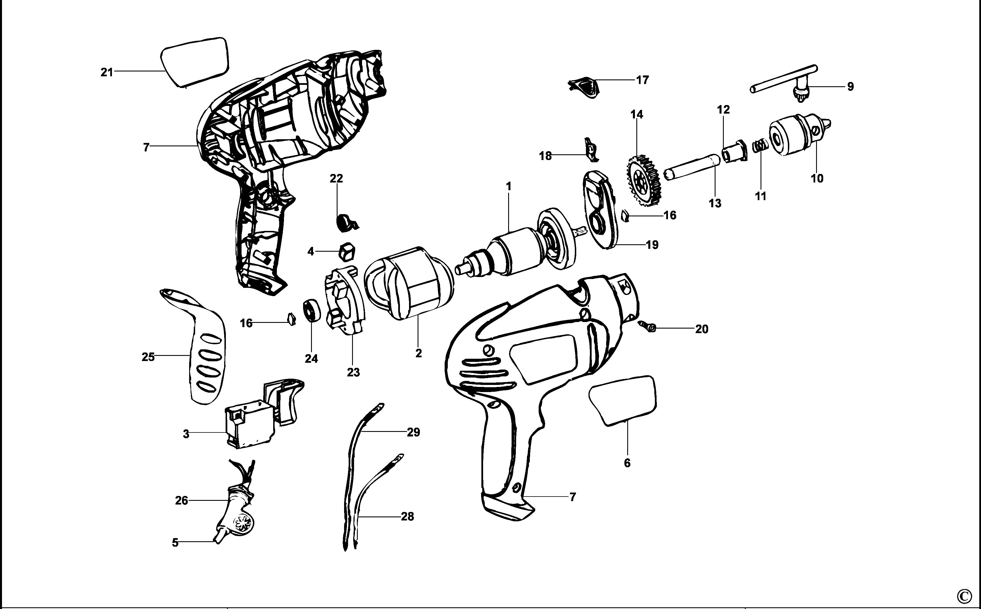 BLACK+DECKER DRILL (Type 3)
