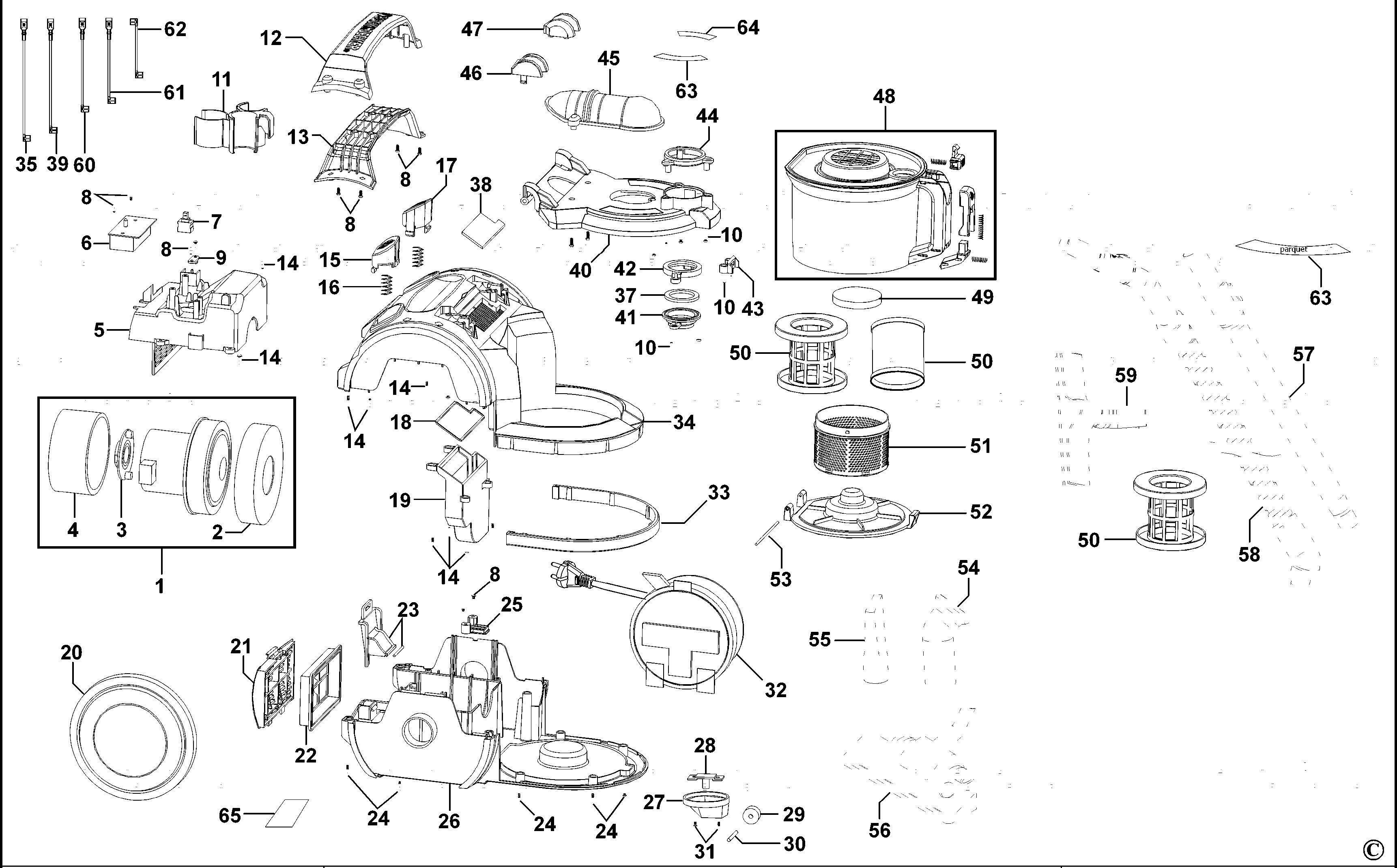 BLACK+DECKER VACUUM CLEANER (Type 1)