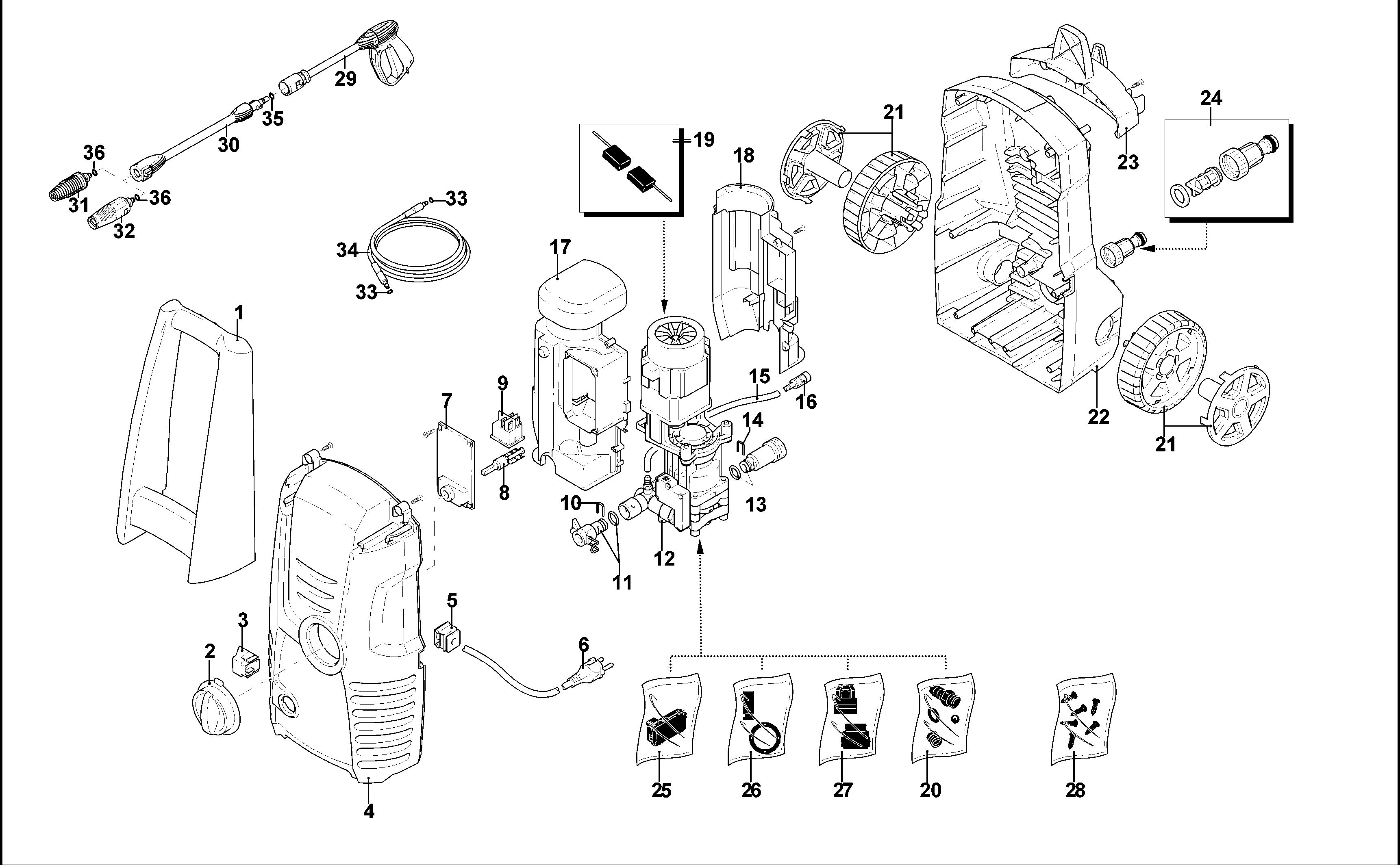 BLACK+DECKER PRESSURE WASHER (Type 1)