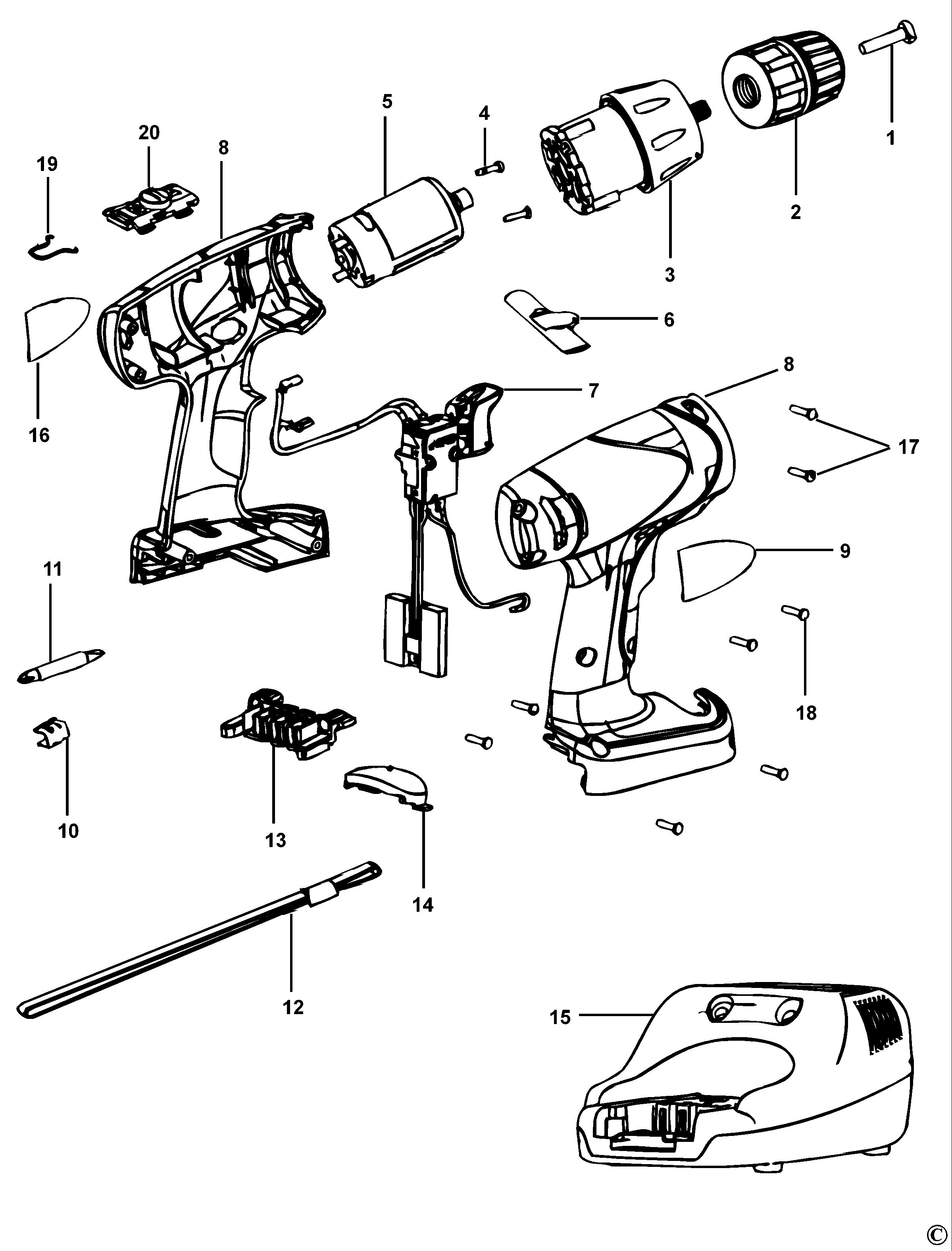 BLACK+DECKER CORDLESS DRILL/DRIVER (Type 1)