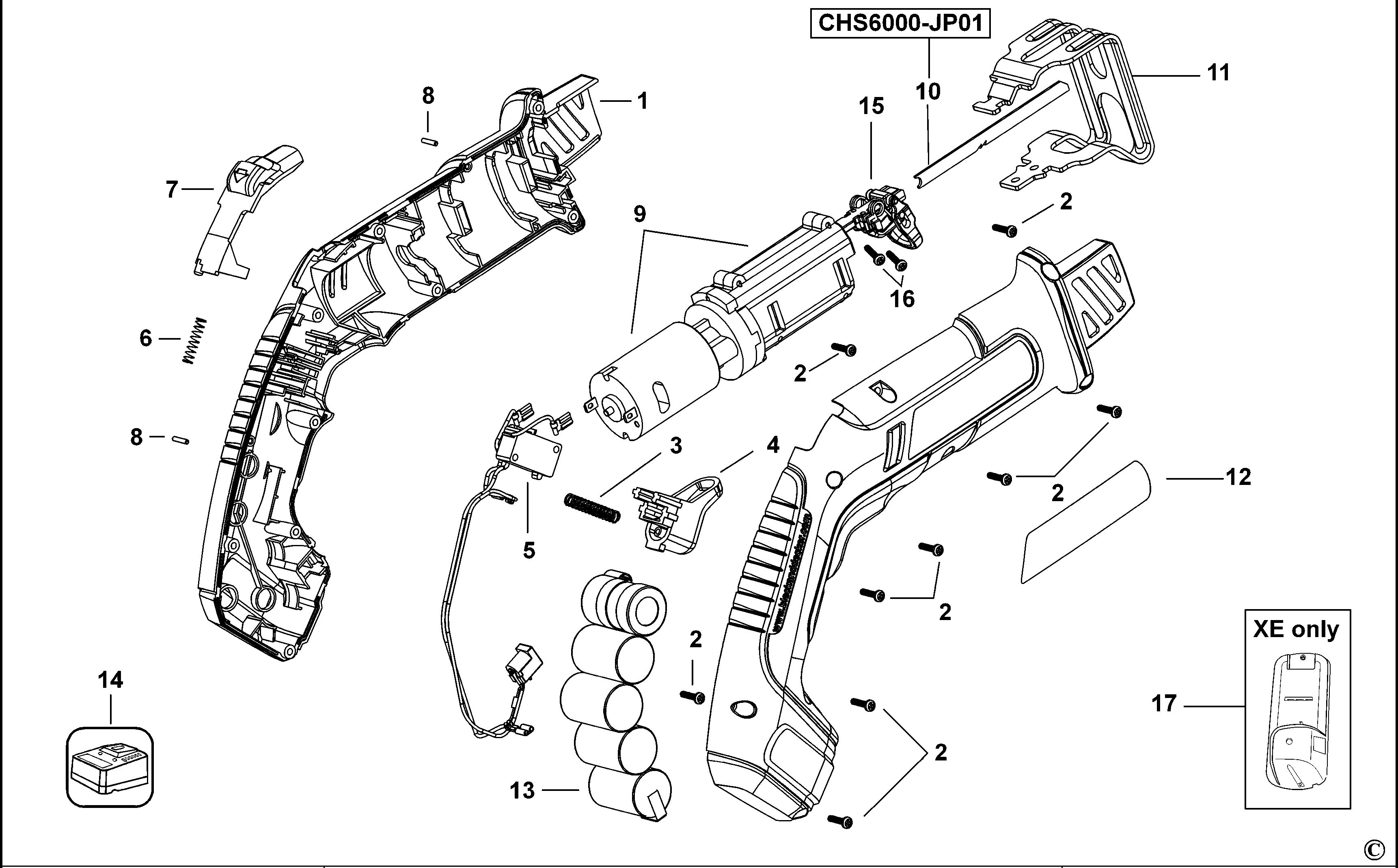 BLACK+DECKER CUTSAW (Type H1)