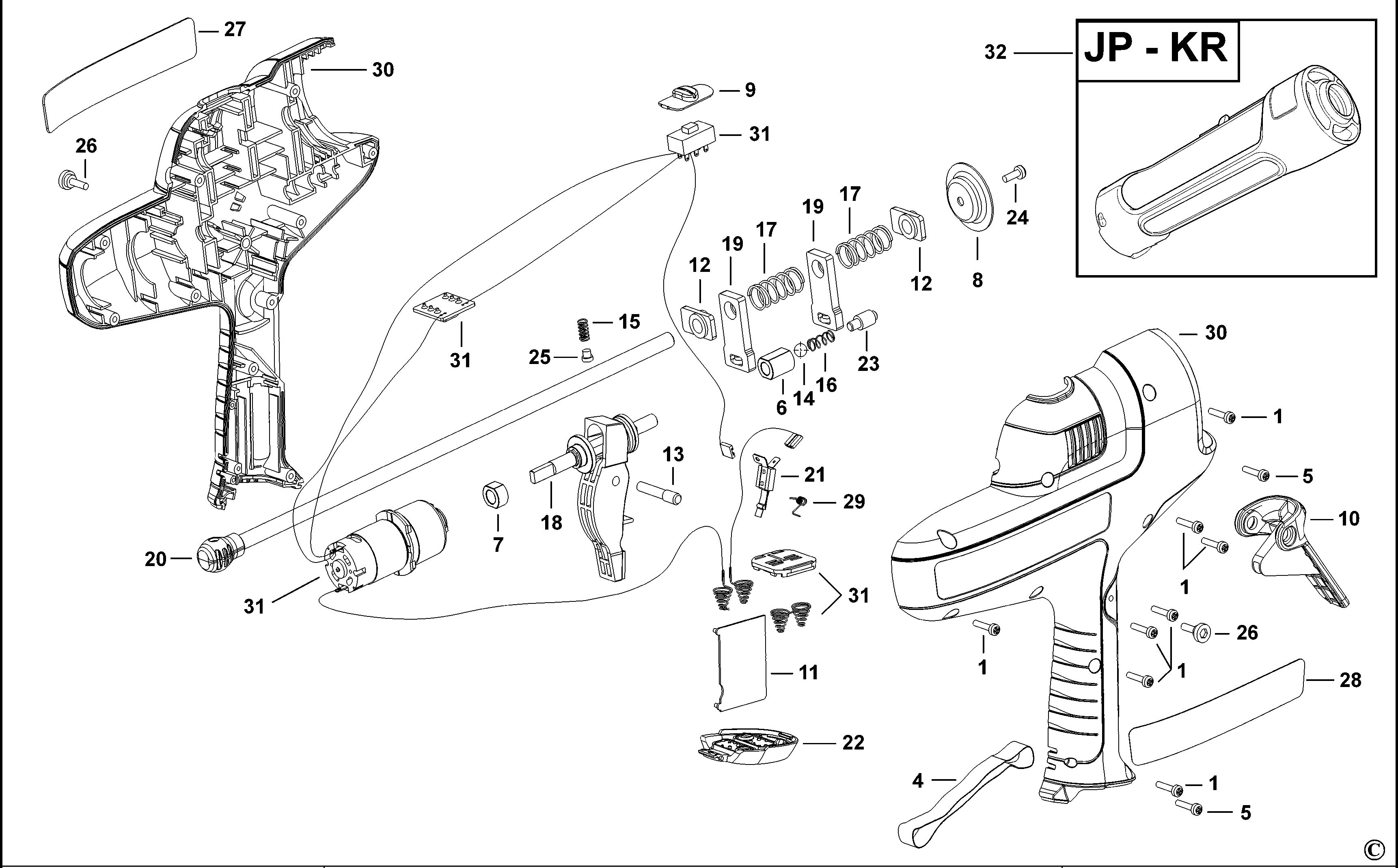 BLACK+DECKER CAULK GUN (Type 1)