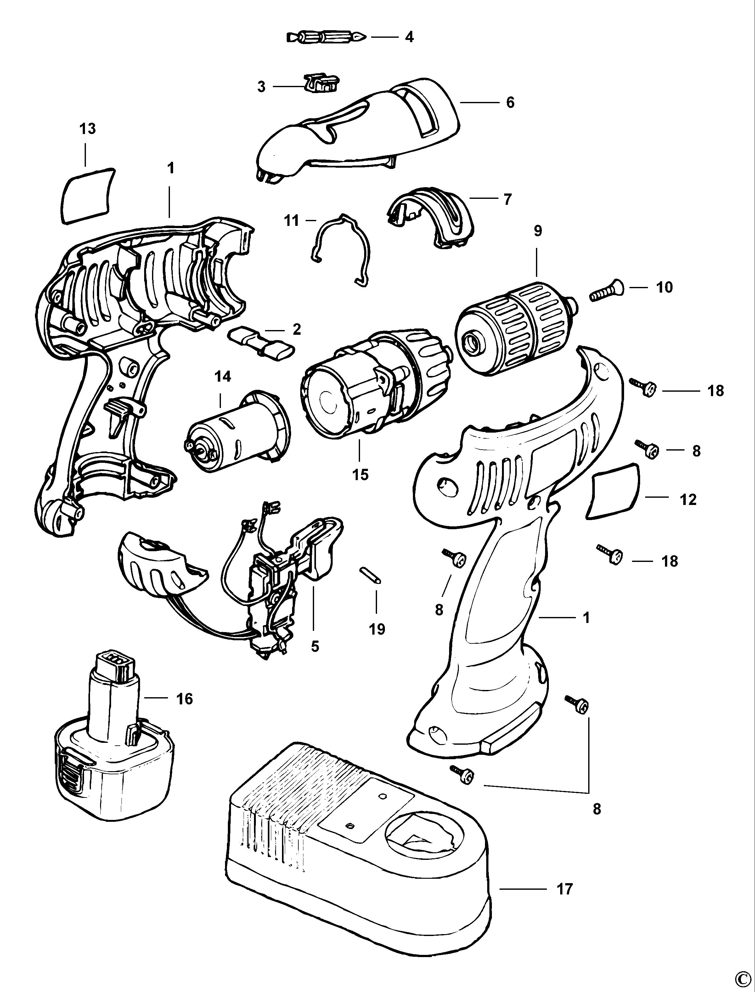 BLACK+DECKER CORDLESS DRILL/DRIVER (Type 1)