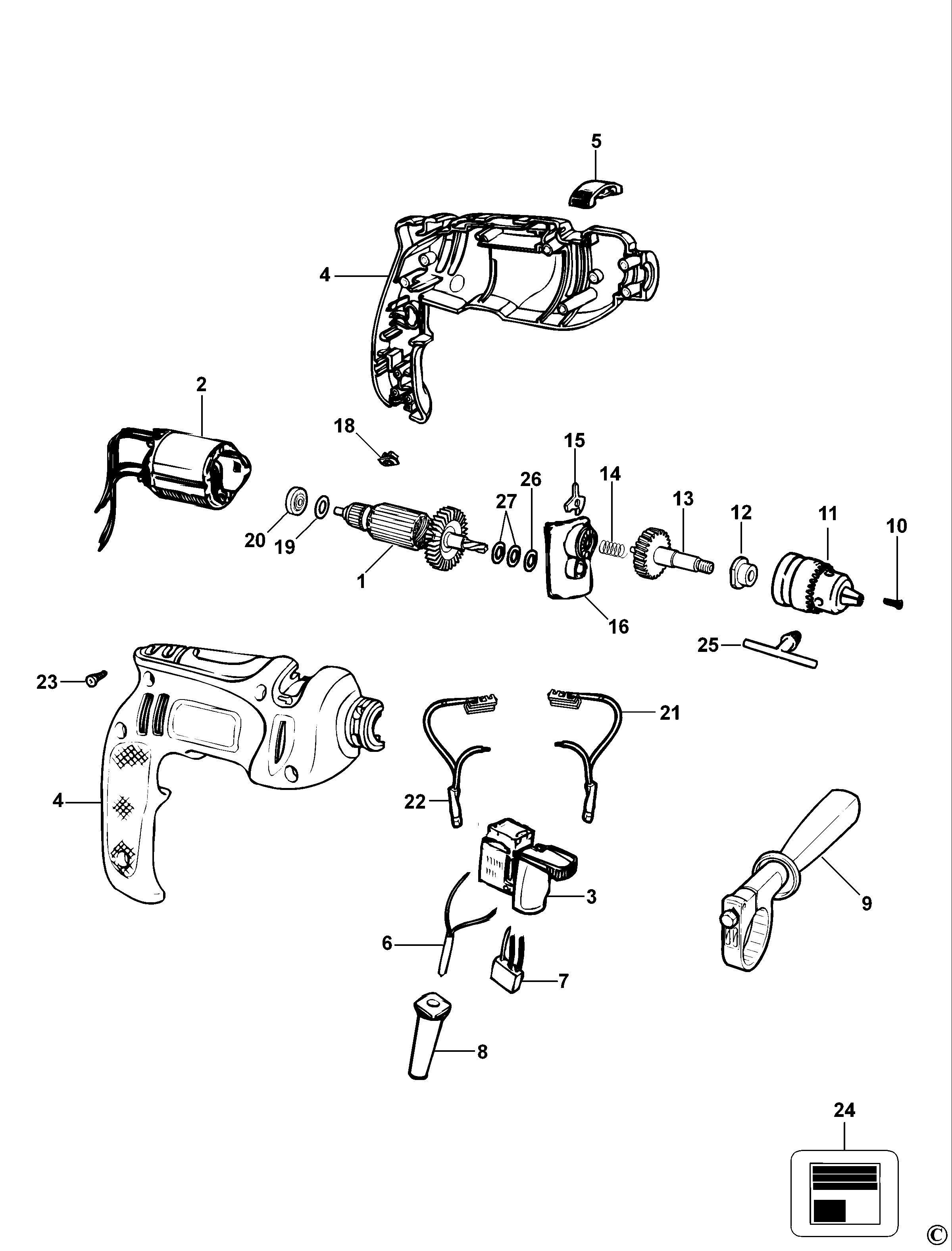 BLACK+DECKER DRILL (Type 1)