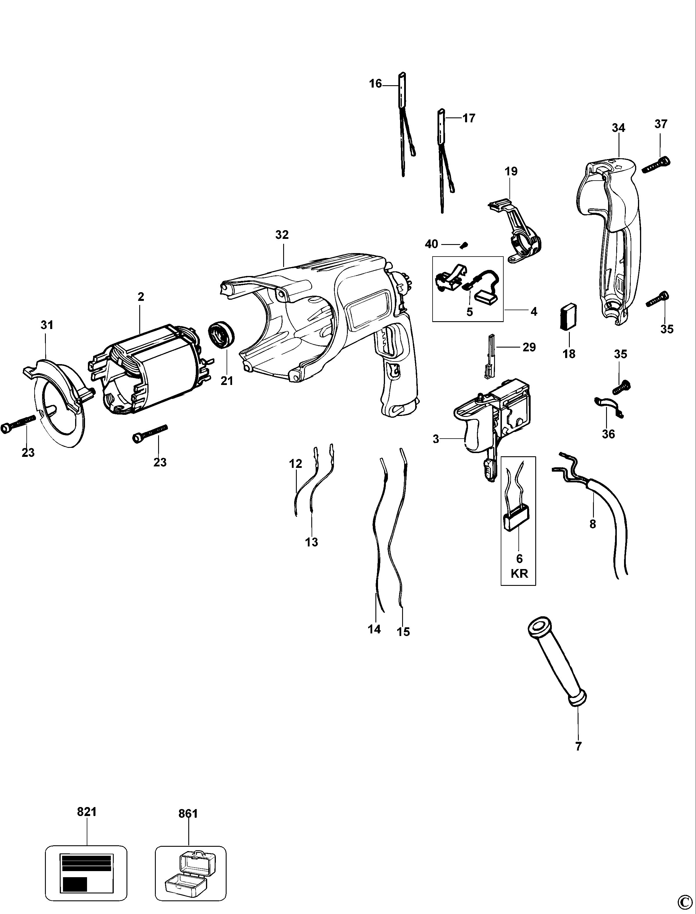 DEWALT ROTARY HAMMER (Type 1)