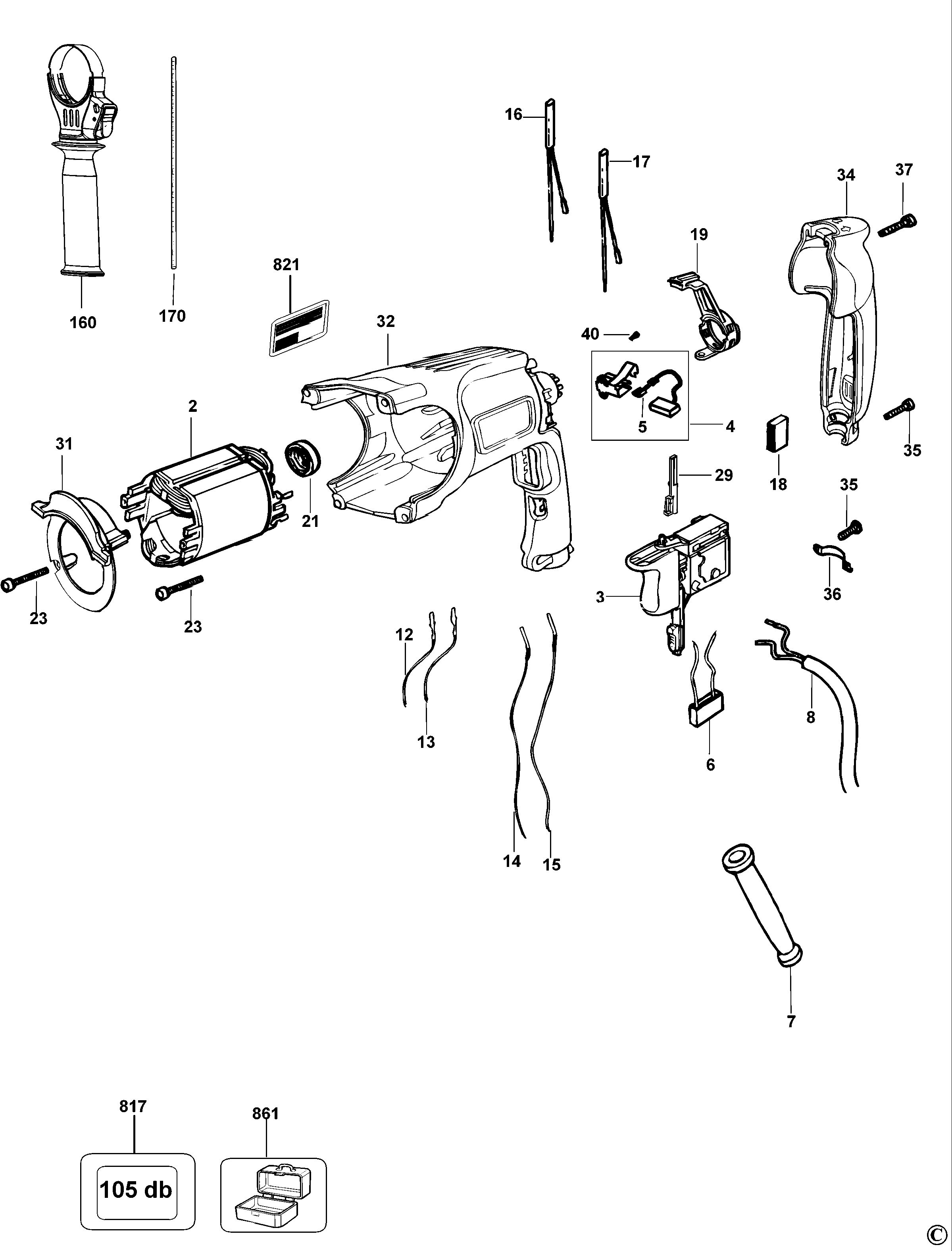 DEWALT ROTARY HAMMER (Type 1)