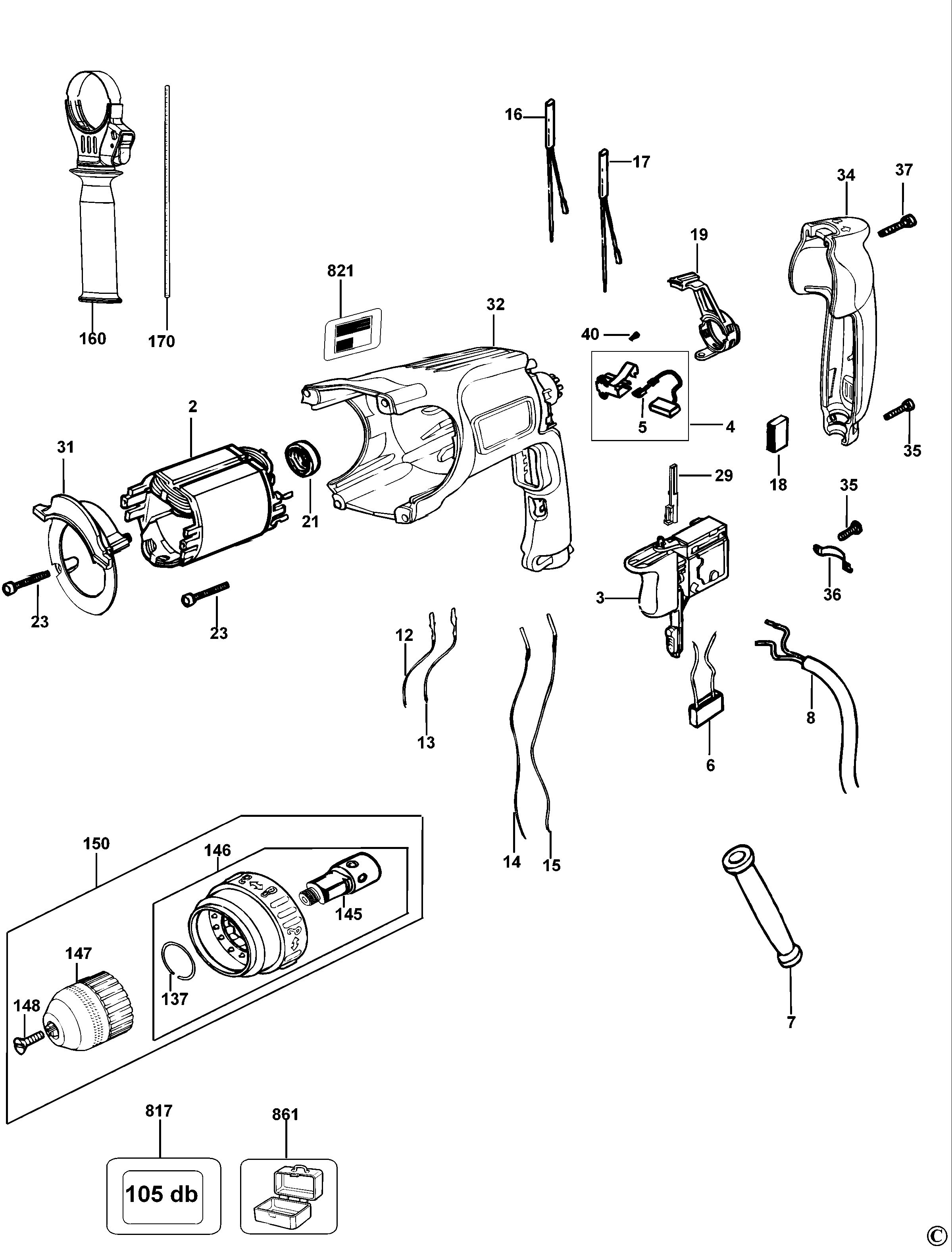 DEWALT ROTARY HAMMER (Type 1)