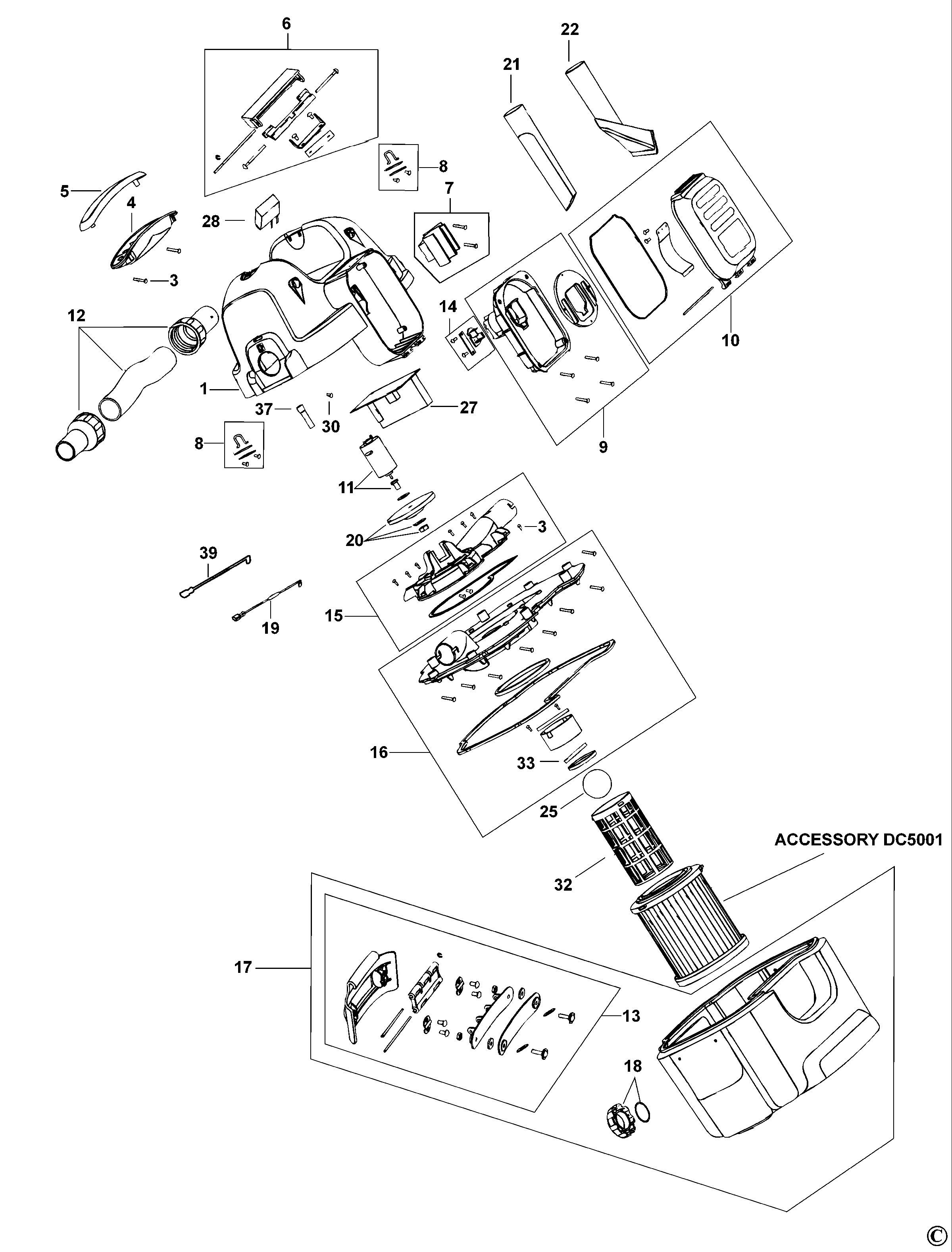 DEWALT VACUUM EXTRACTOR (Type 1)