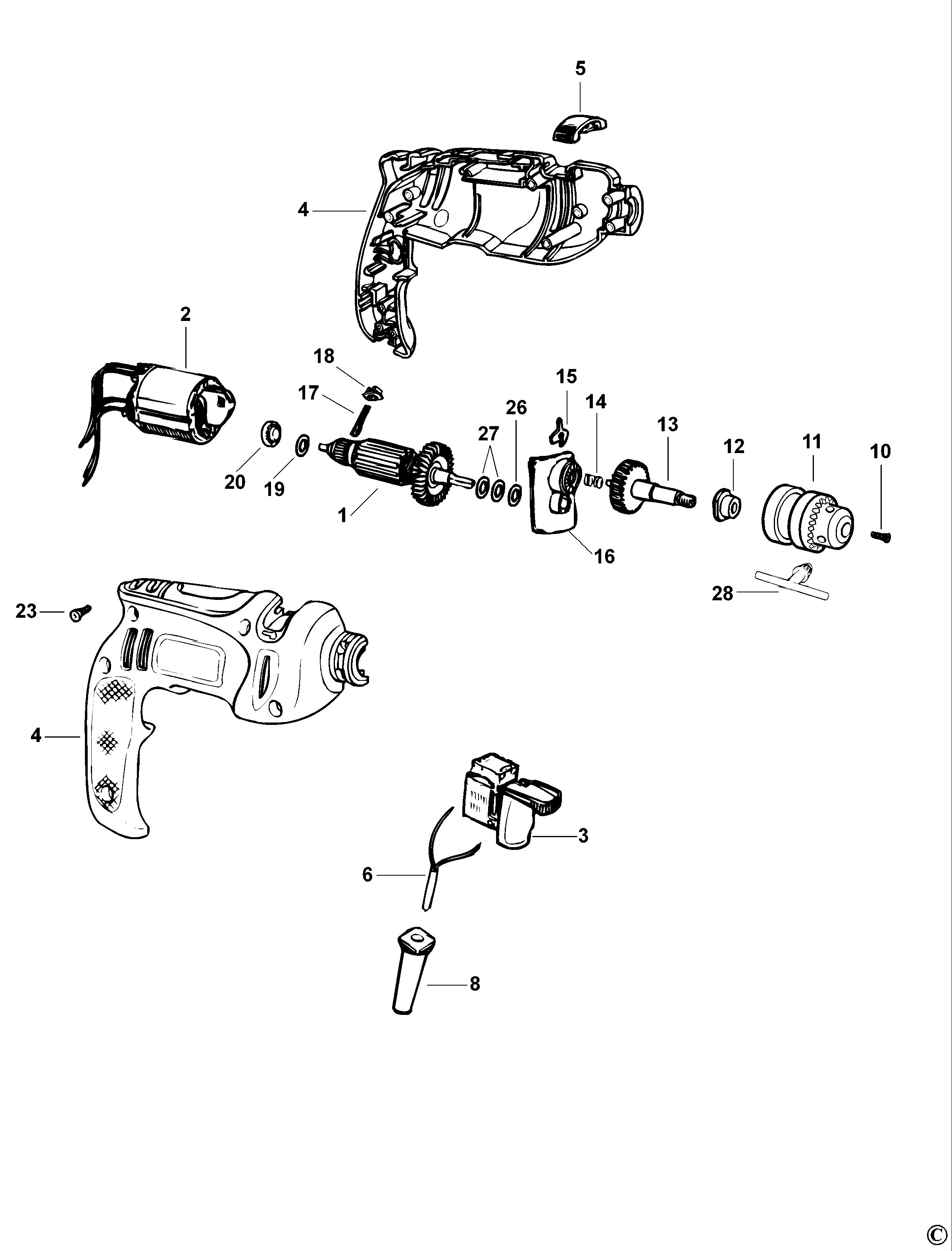 BLACK+DECKER HAMMER DRILL (Type 1)