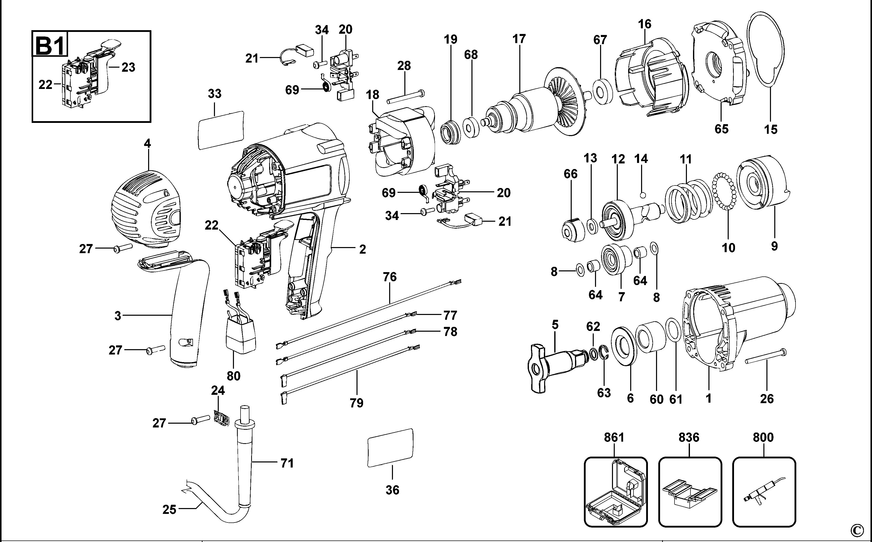 DEWALT IMPACT WRENCH (Type 1)