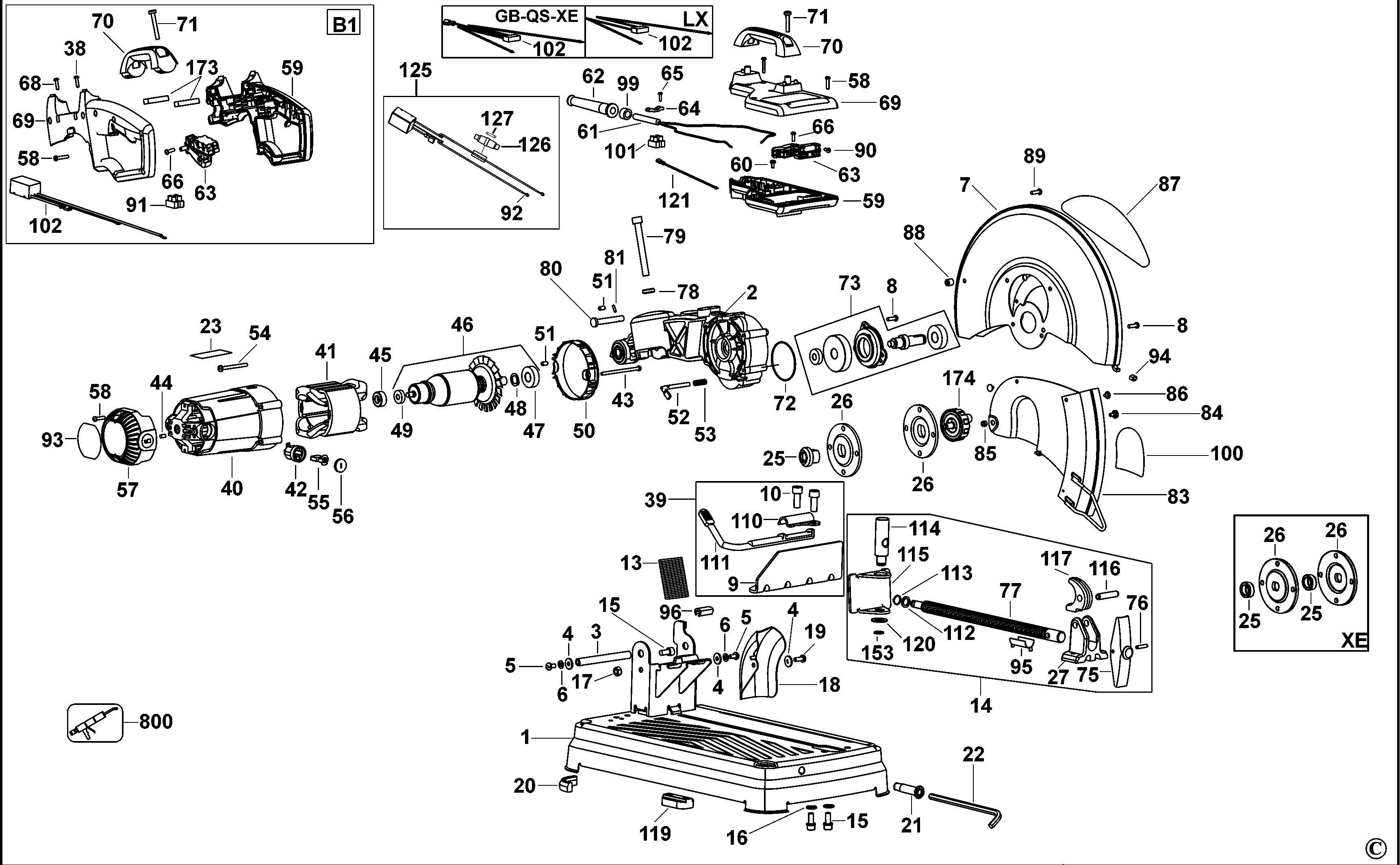 DEWALT CHOP SAW (Type 2)