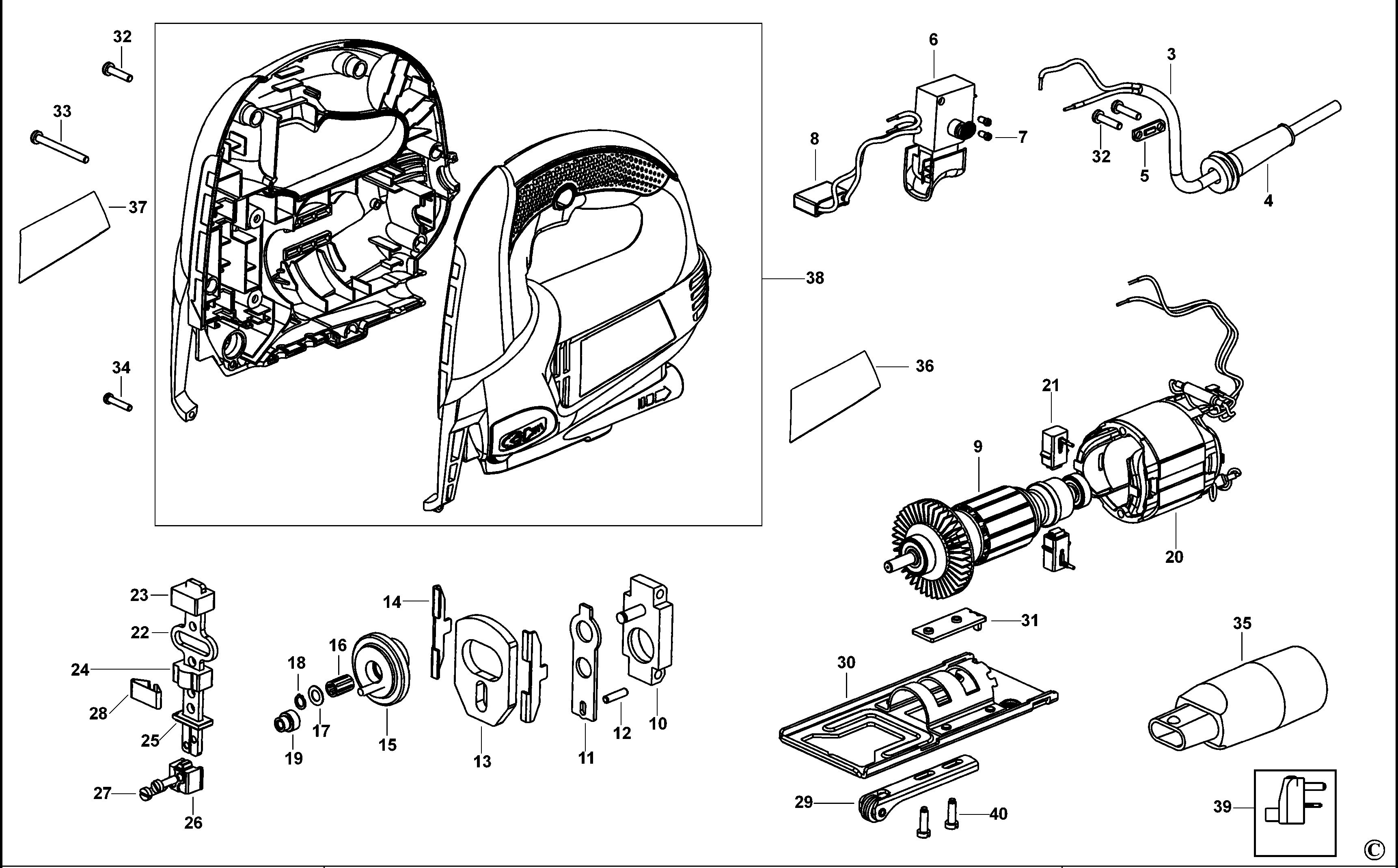 BLACK+DECKER JIGSAW (Type 1)