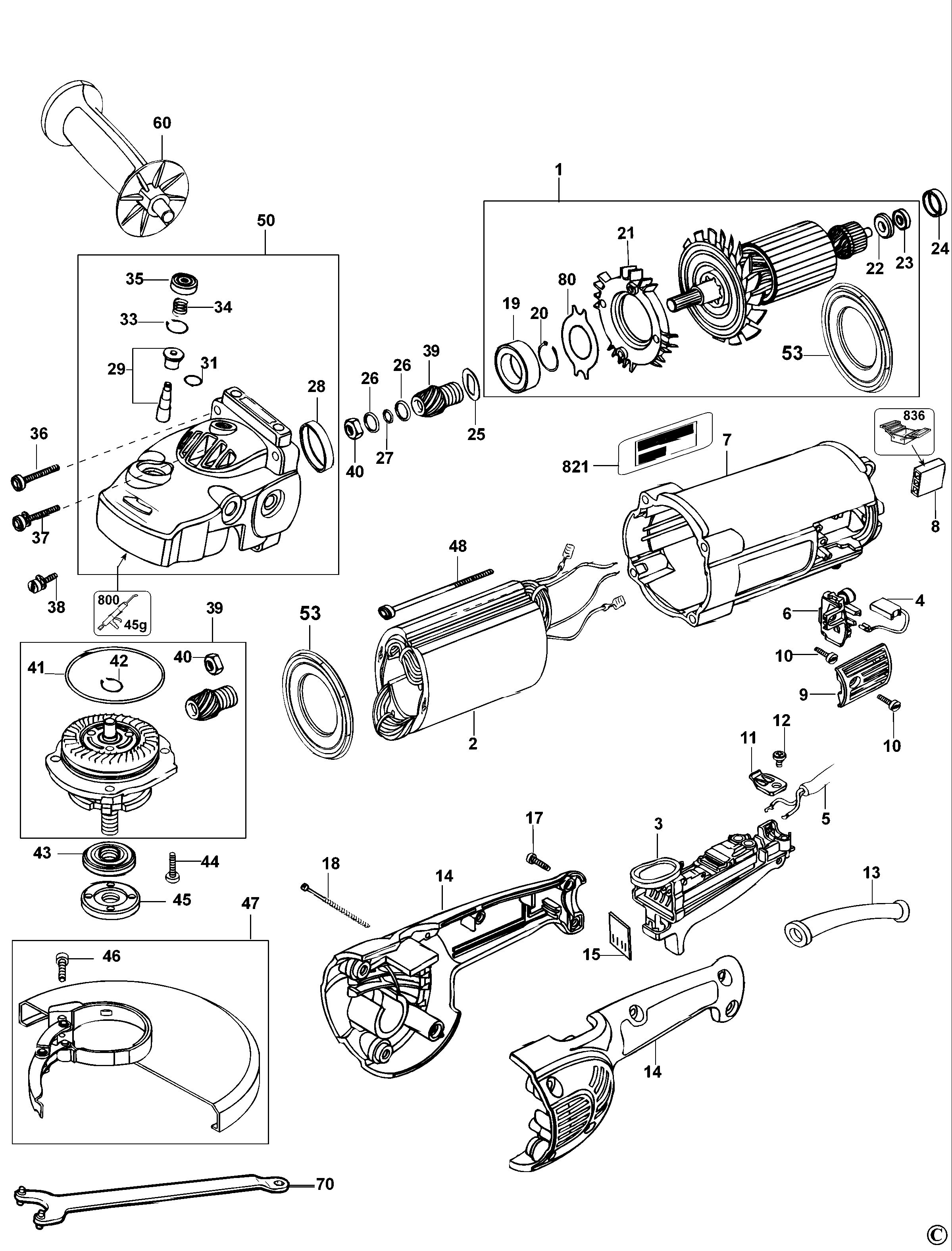 DEWALT ANGLE GRINDER (Type 2)