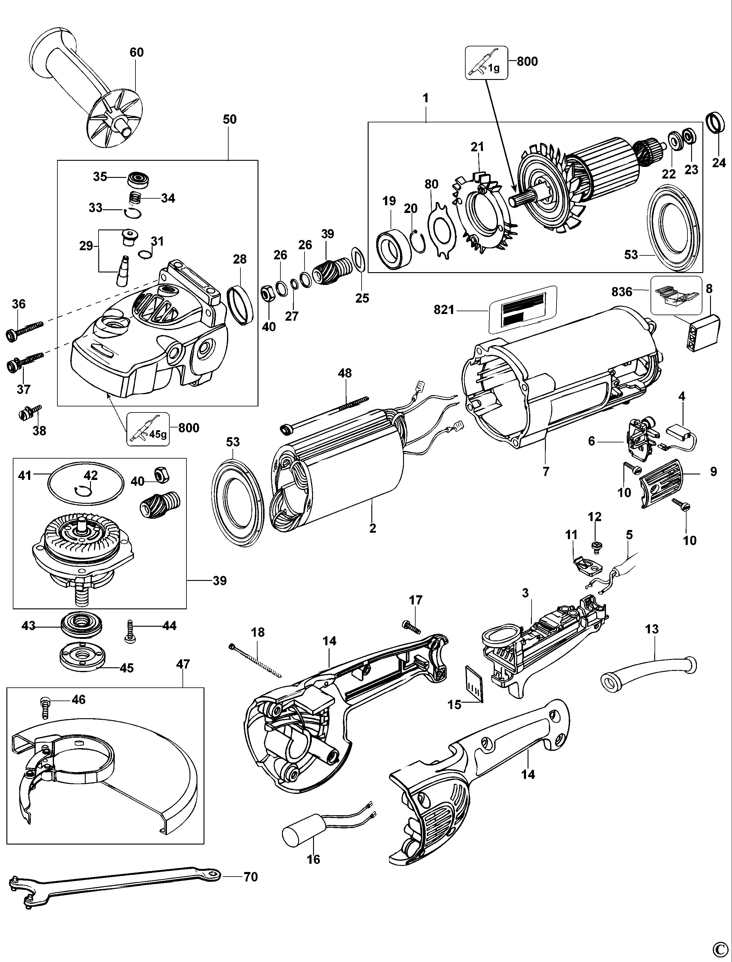 DEWALT ANGLE GRINDER (Type 2)