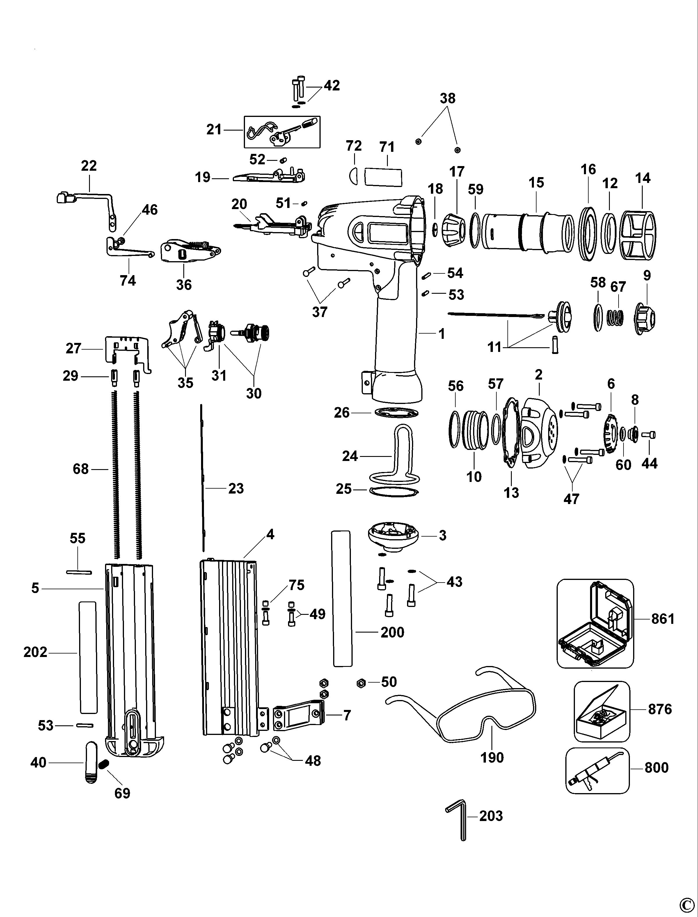 DEWALT BRAD NAILER 18 GAUGE (Type 2)