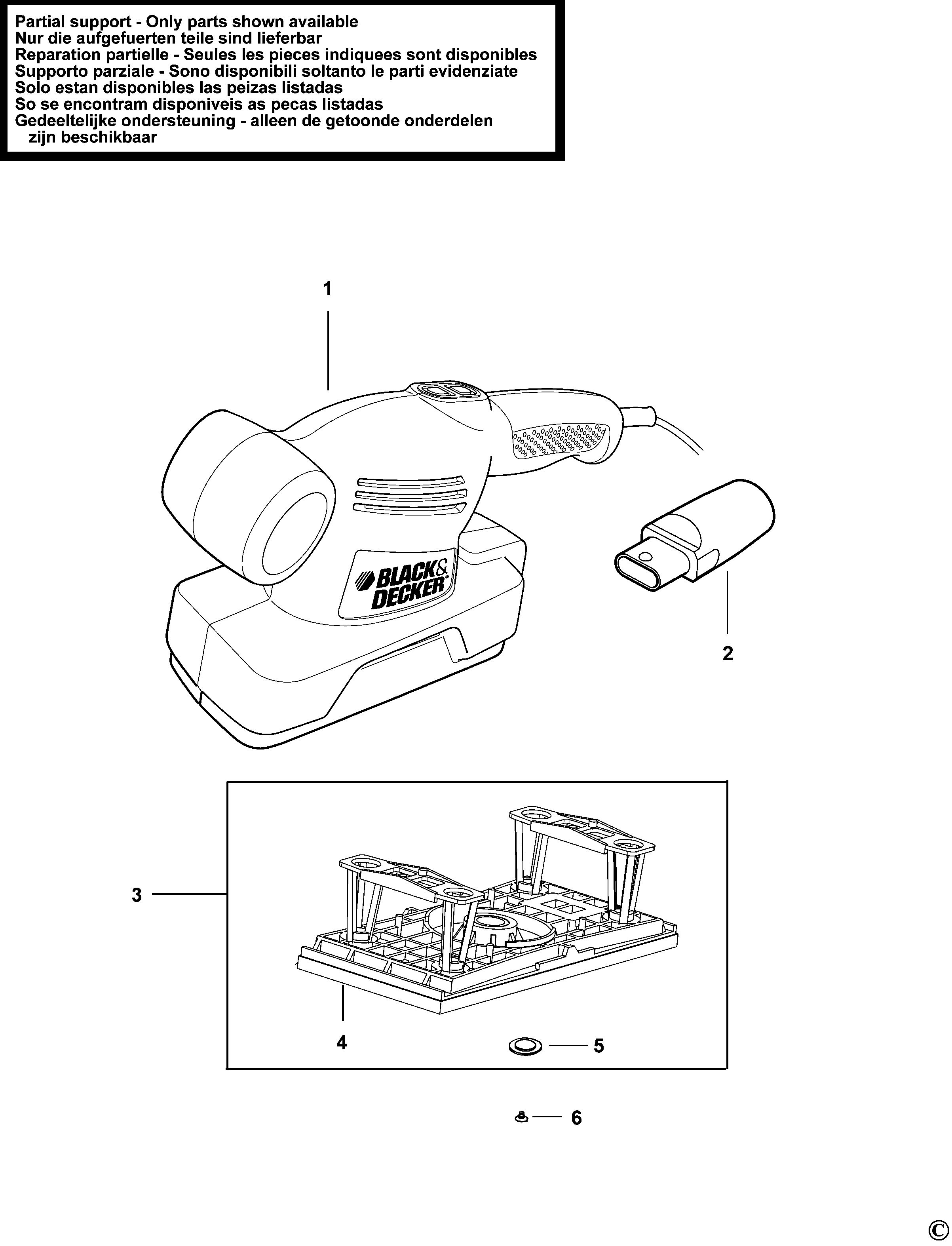 BLACK+DECKER SANDER (Type 1)