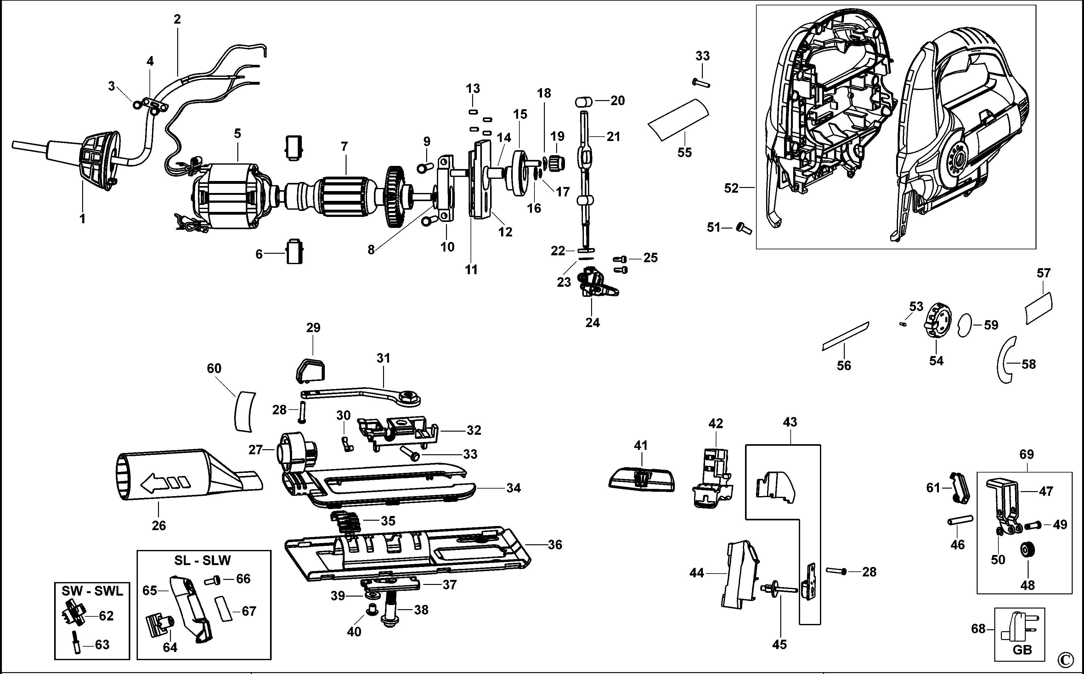 BLACK+DECKER JIGSAW (Type 1)