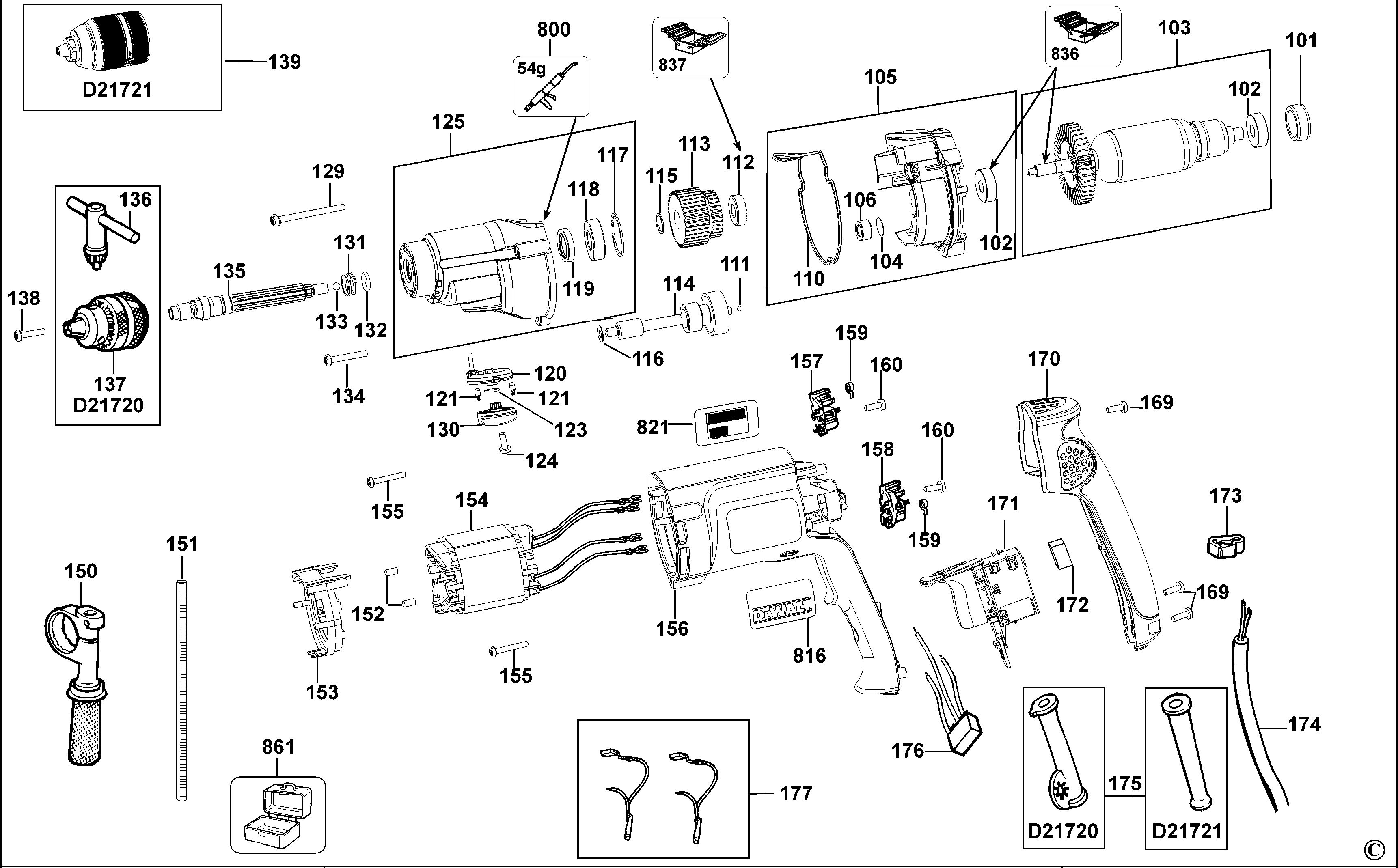 DEWALT HAMMER DRILL (Type 4)