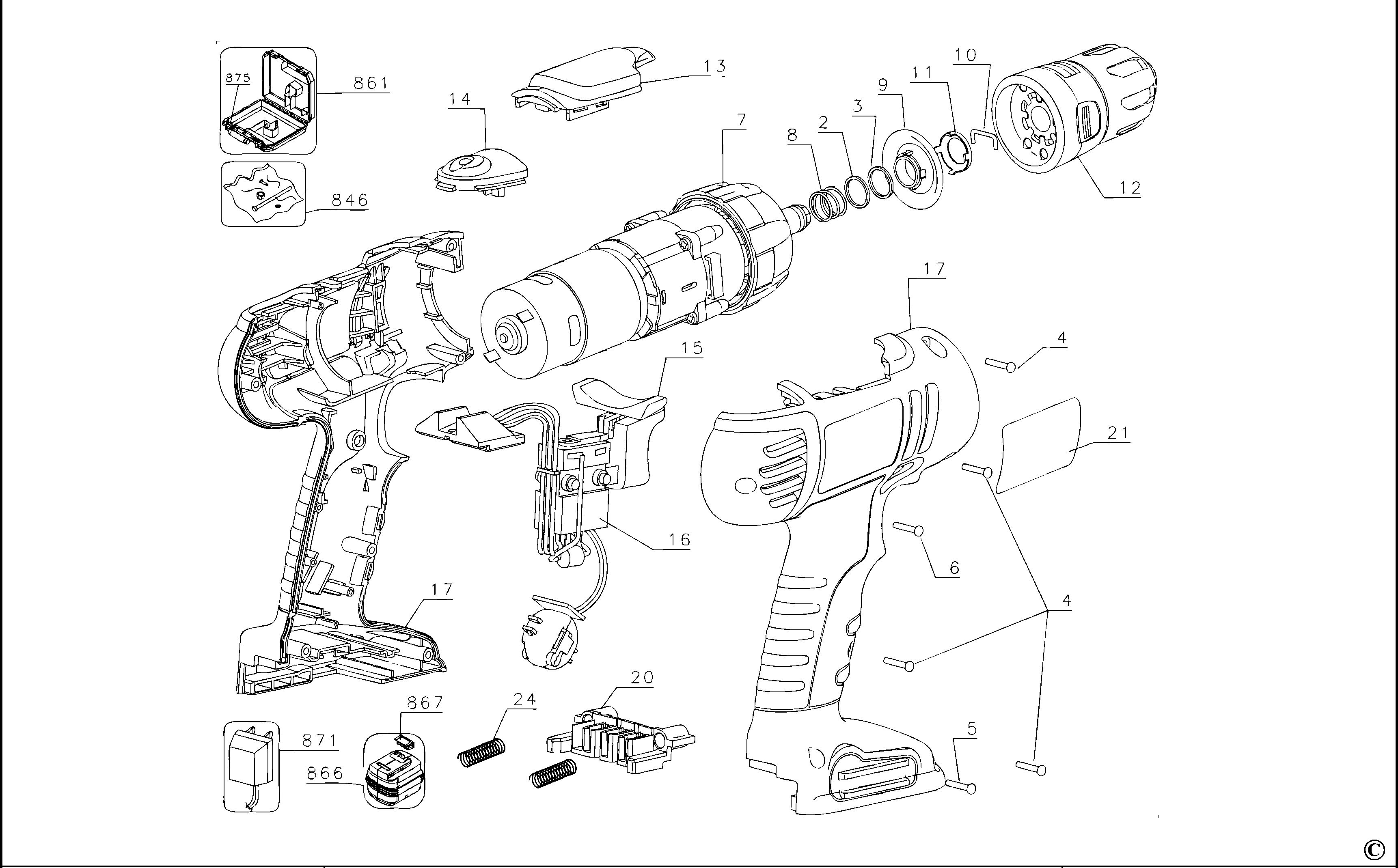 BLACK+DECKER CORDLESS DRILL/DRIVER (Type 1)