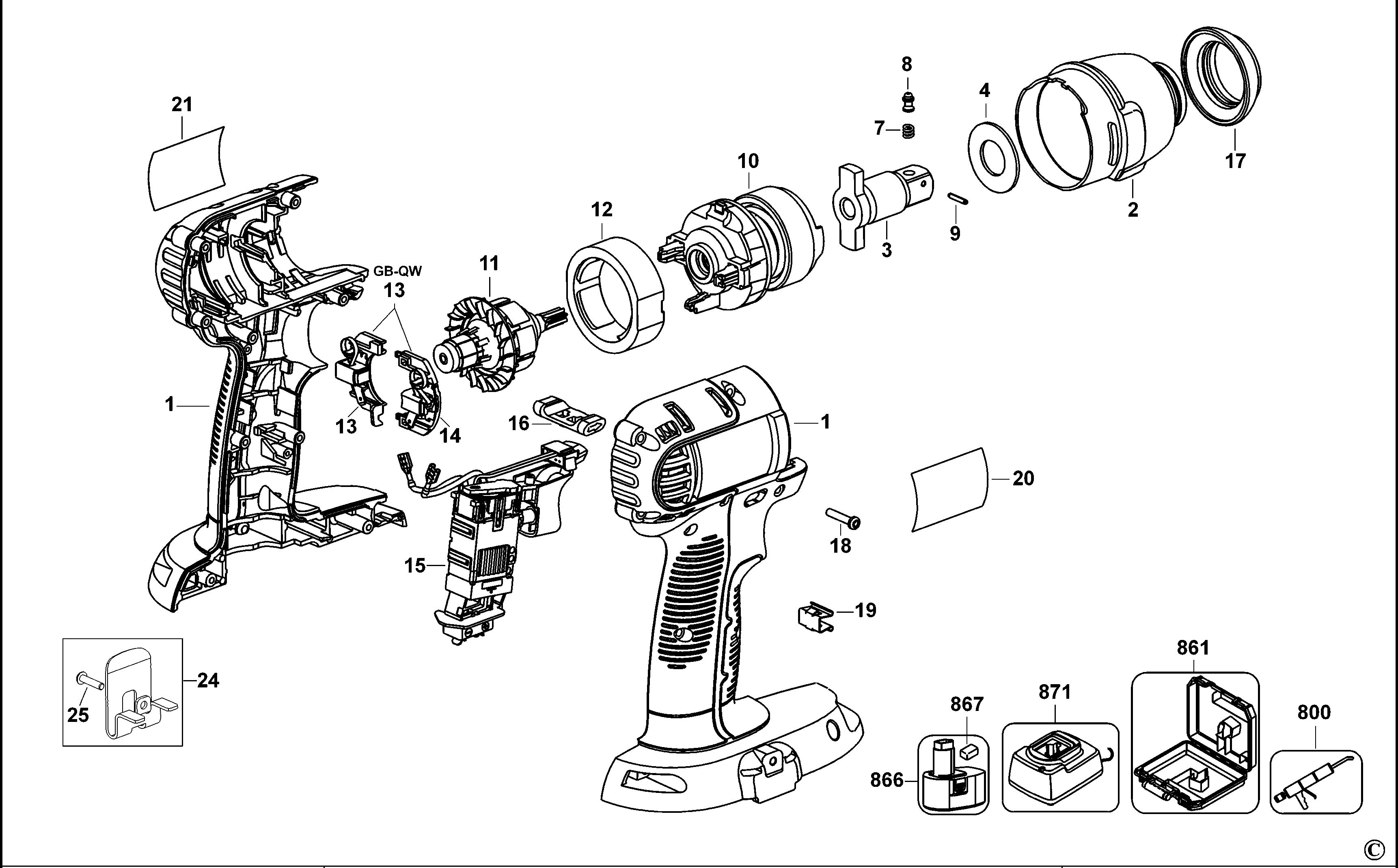 DEWALT IMPACT WRENCH (Type 1)