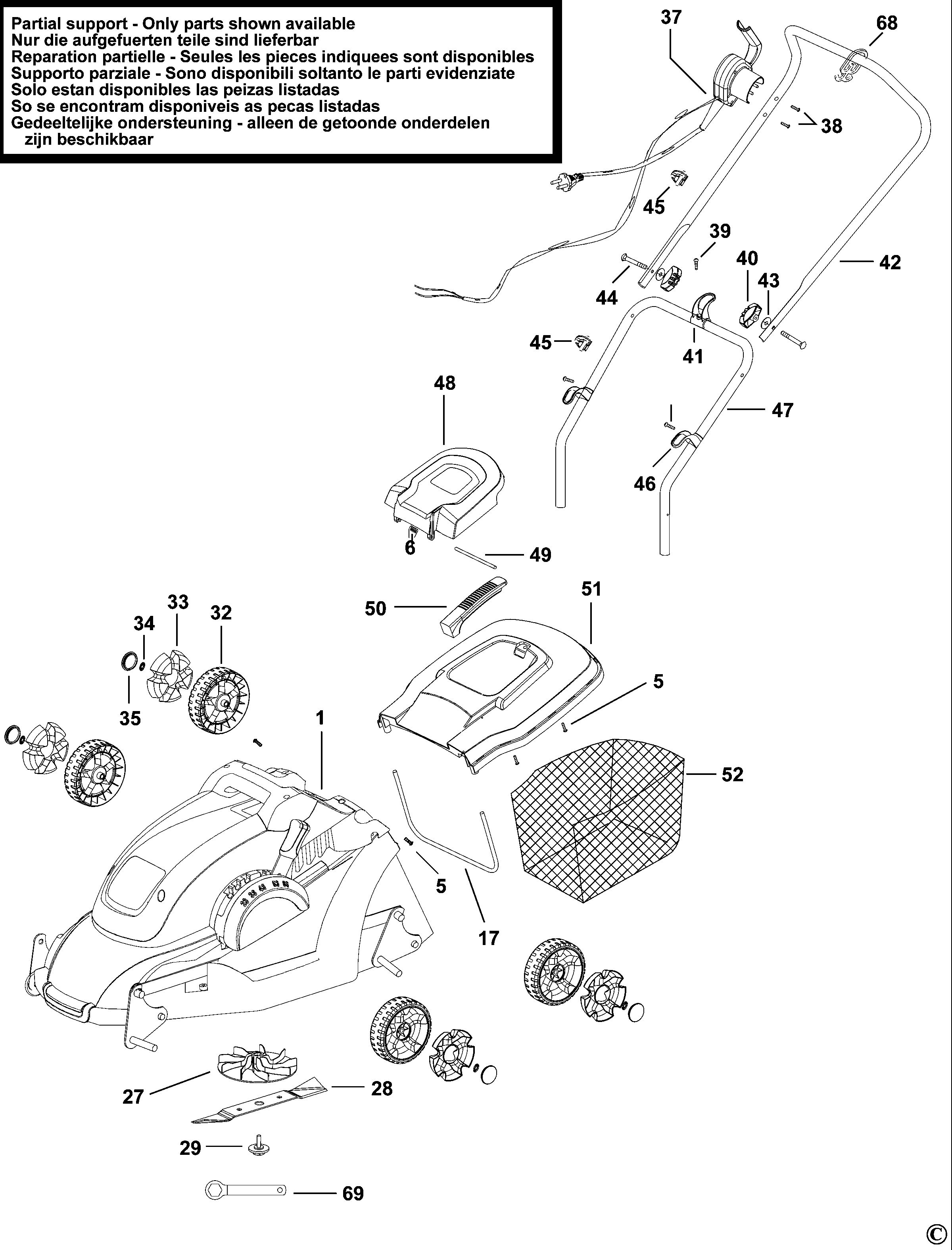 BLACK+DECKER ROTARY MOWER (Type 1 - 2)