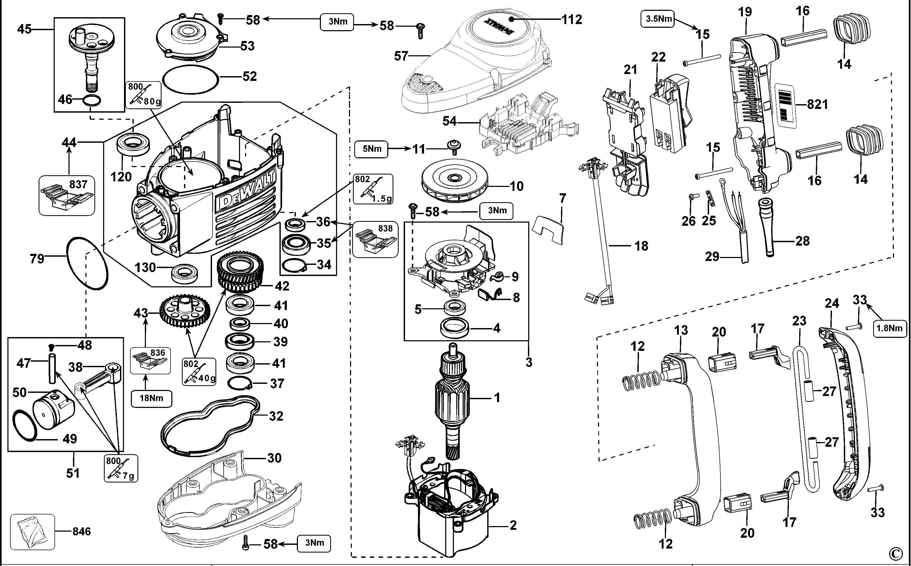 DEWALT DEMOLITION HAMMER (Type 3)
