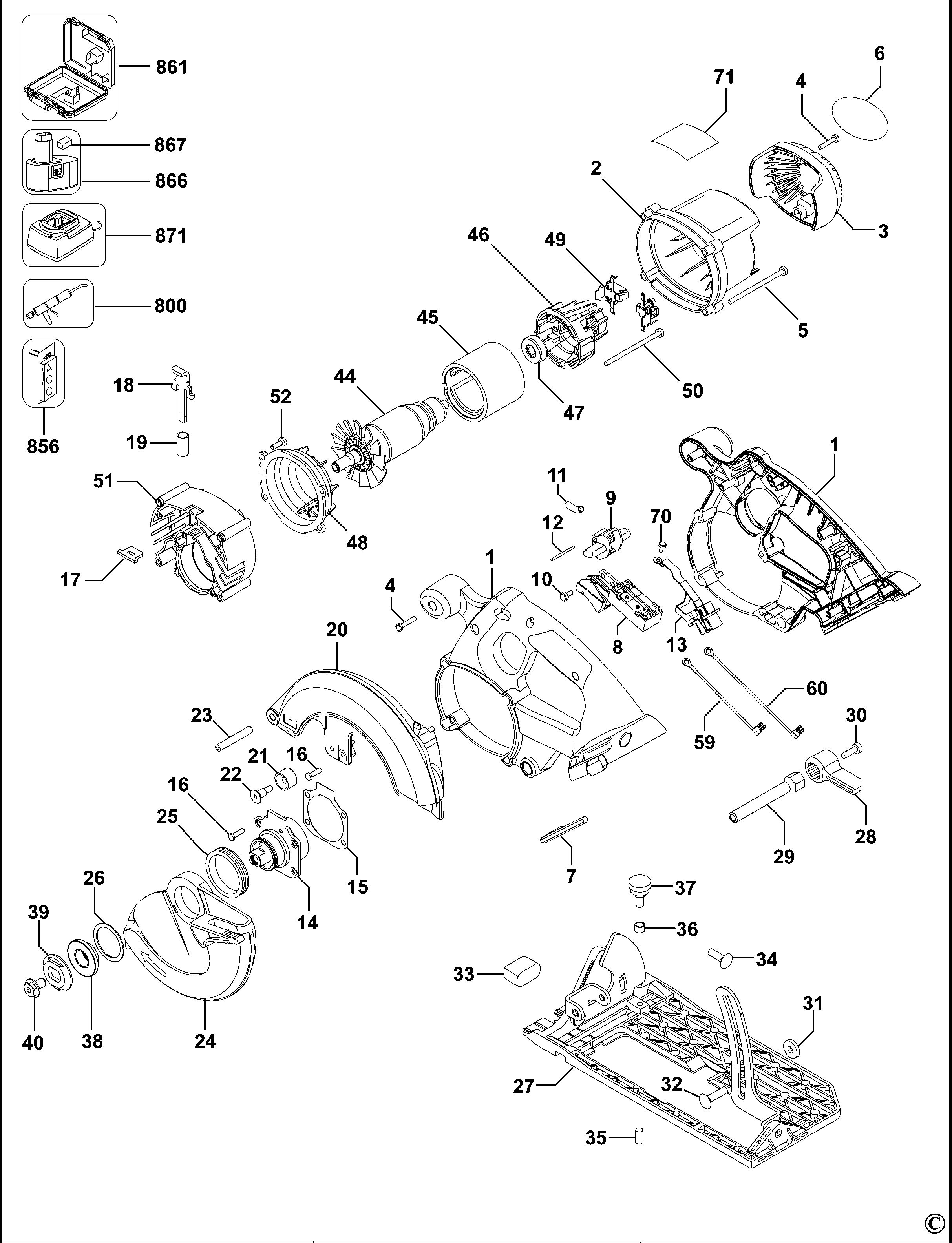 DEWALT CORDLESS CIRCULAR SAW (Type 1 - XE)