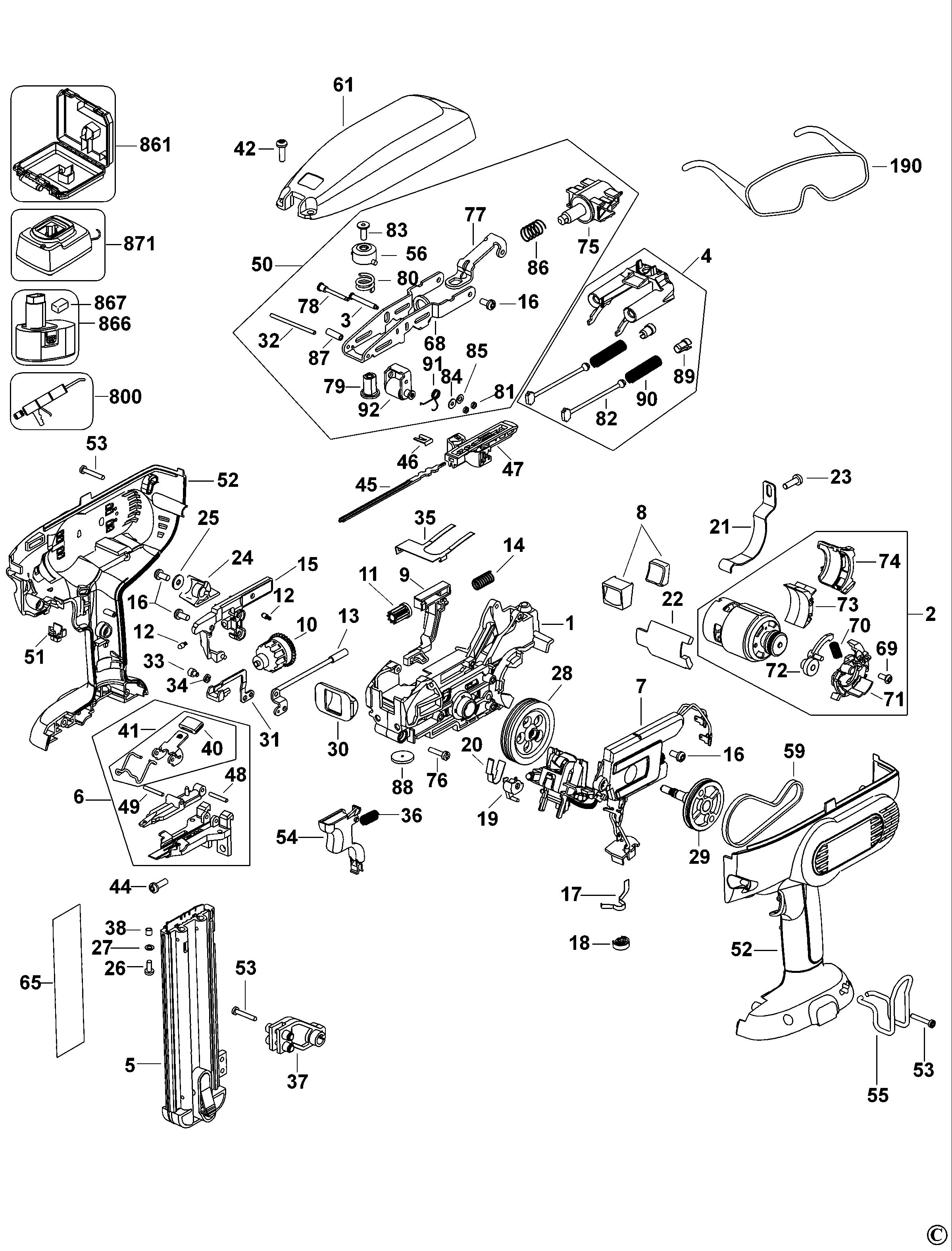 DEWALT CORDLESS NAILER (Type 1)