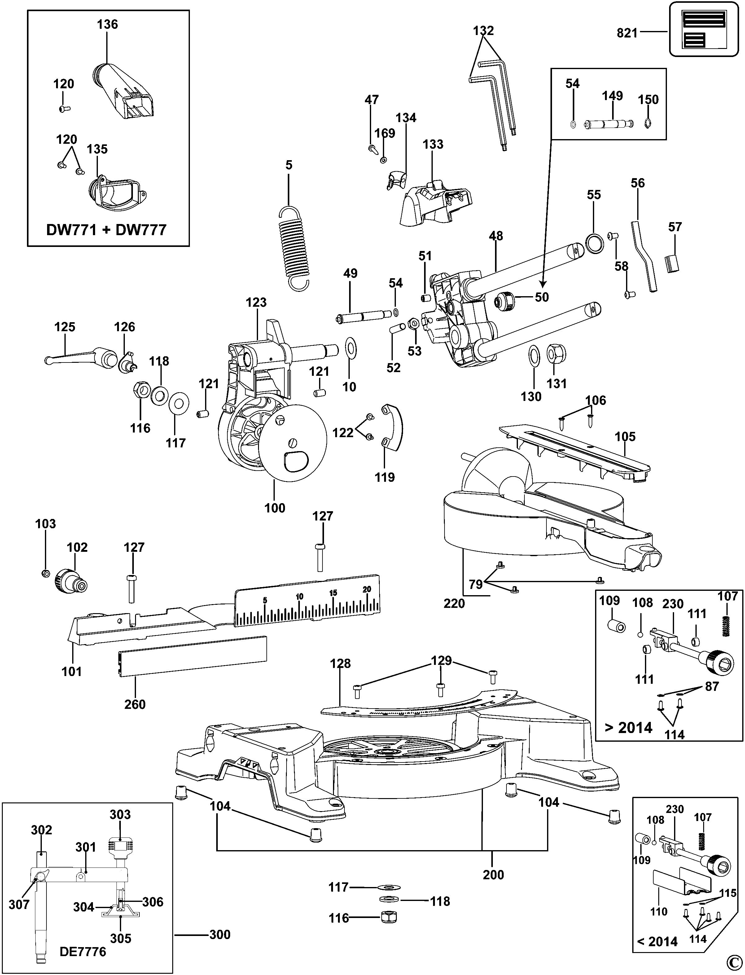 DEWALT MITRE SAW (Type 1)