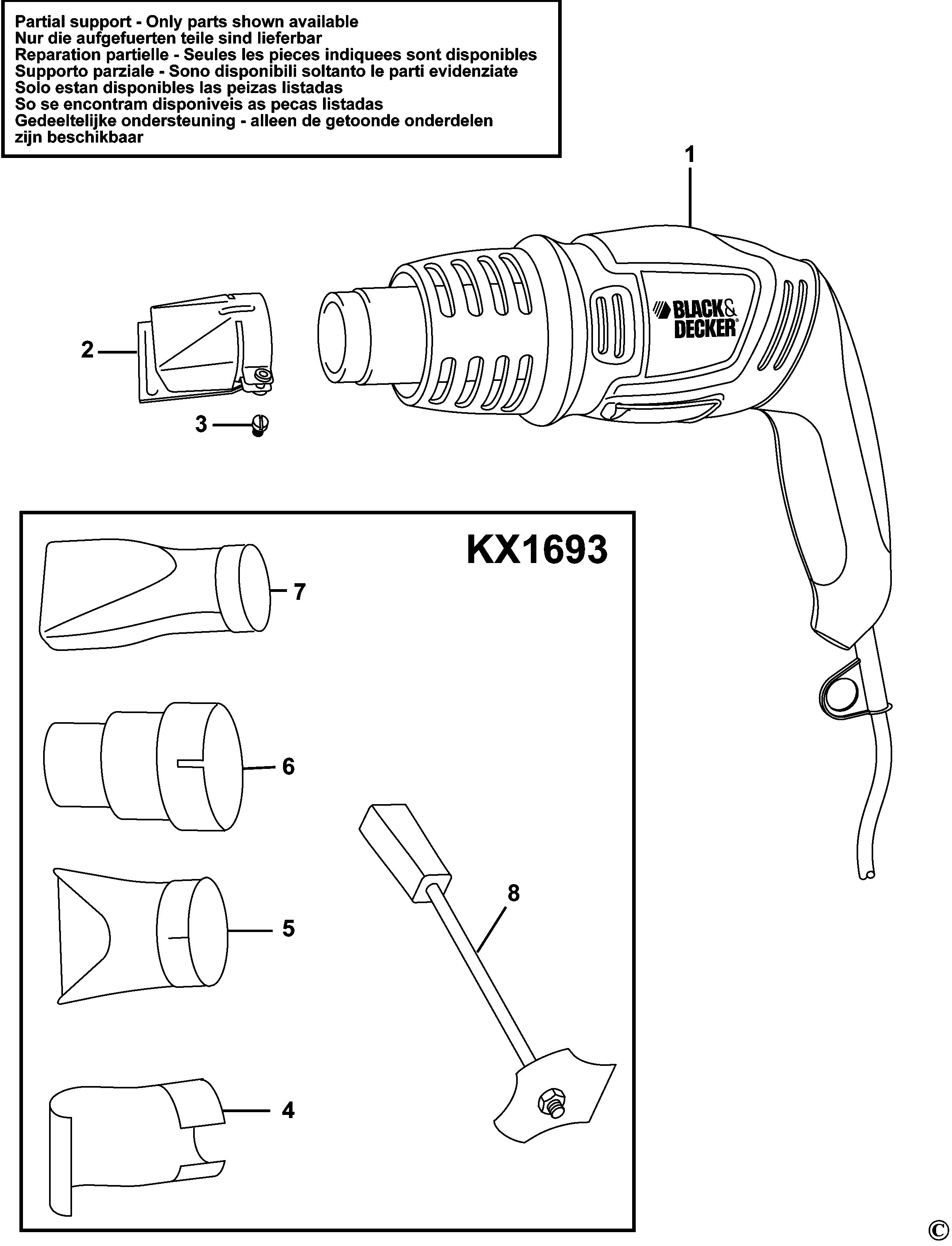 BLACK+DECKER HEATGUN (Type 1)