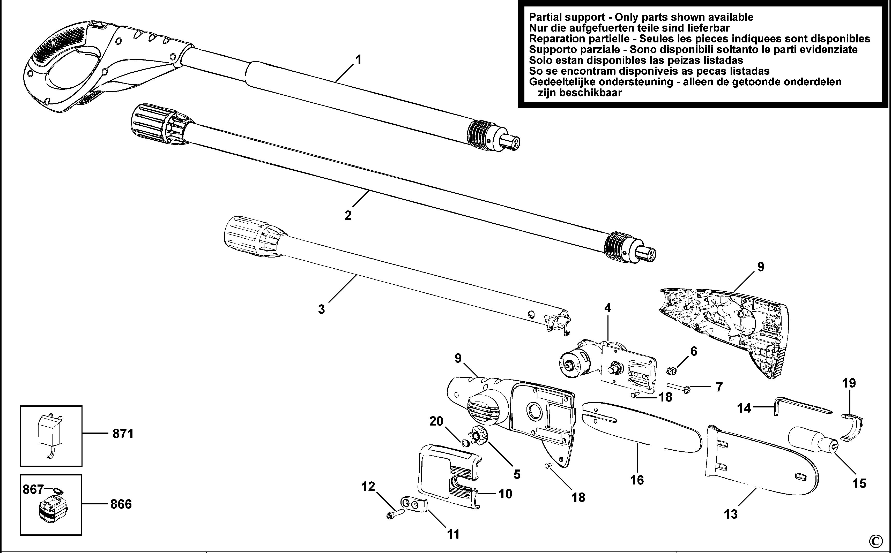 BLACK+DECKER PRUNER (Type 1)