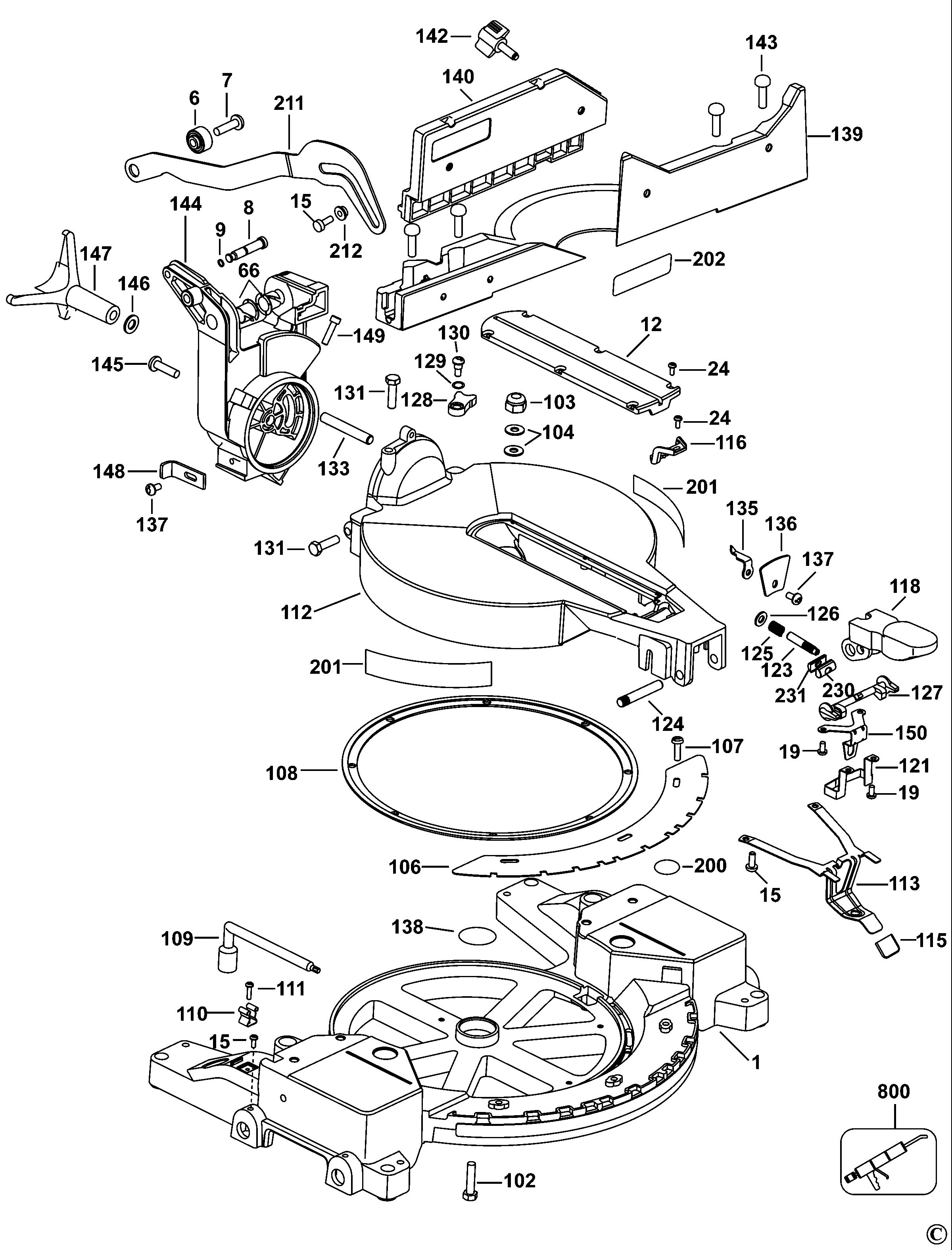DEWALT MITRE SAW (Type 1)