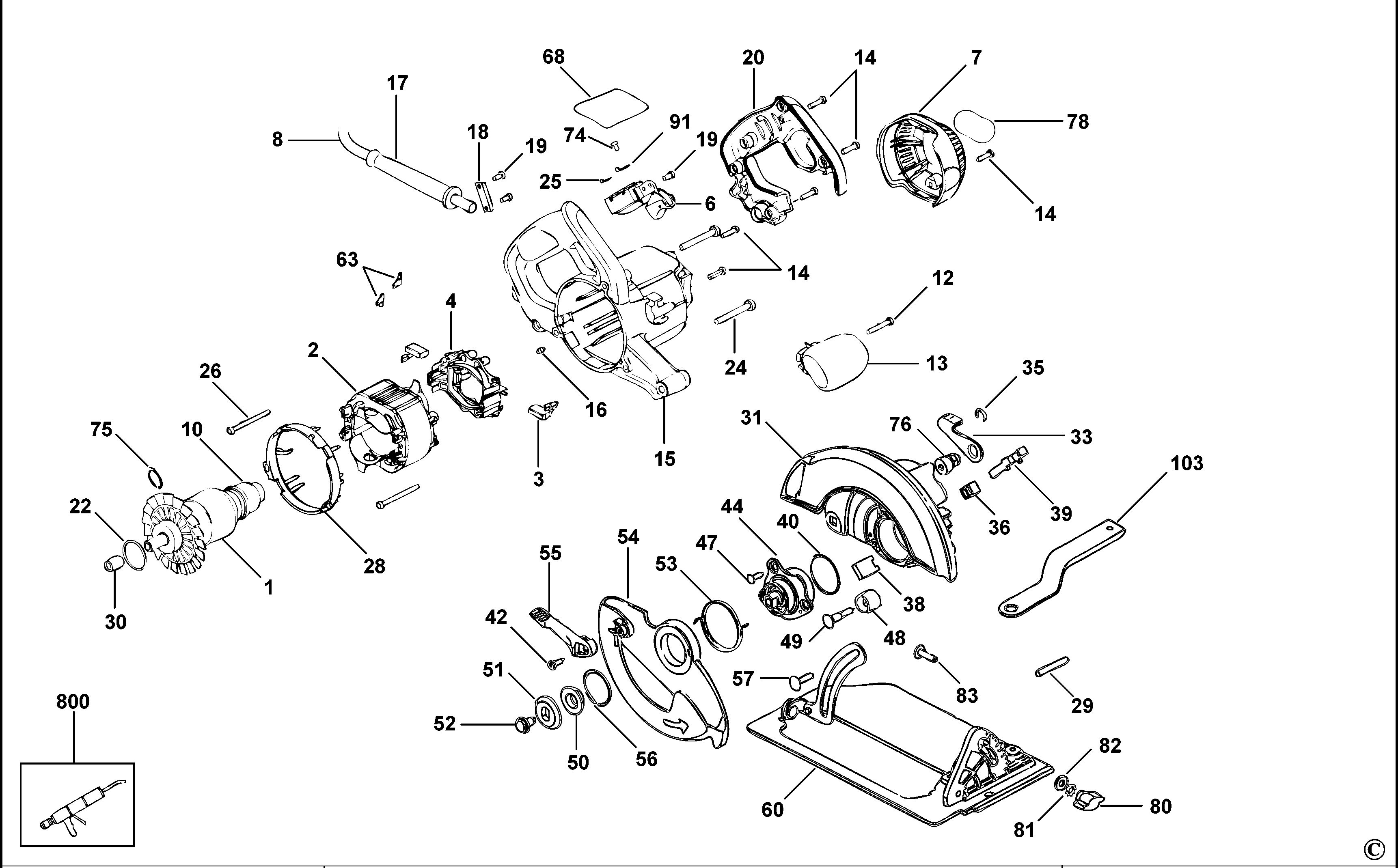 DEWALT CIRCULAR SAW (Type 1)