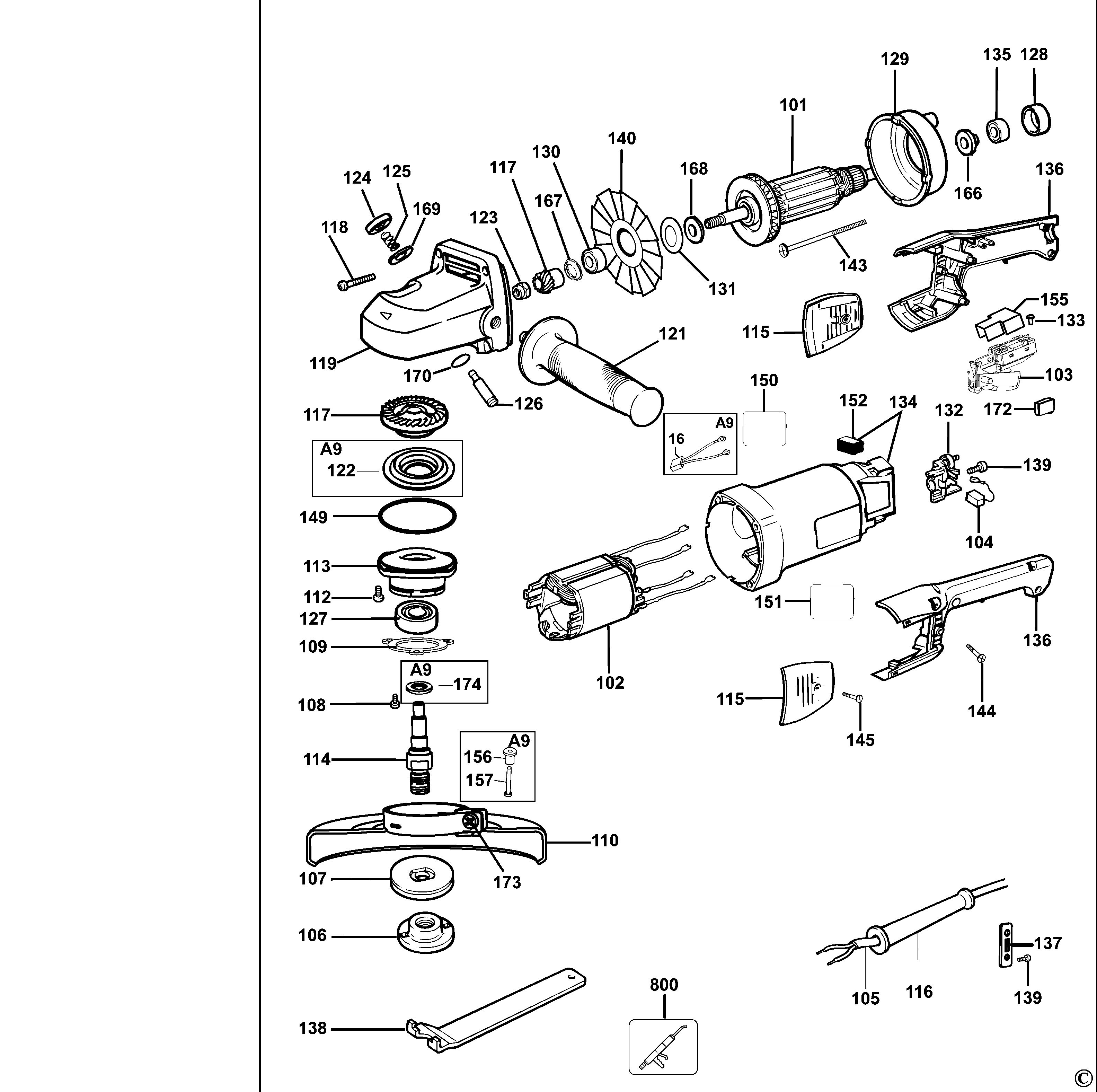 DEWALT ANGLE GRINDER (Type 4)