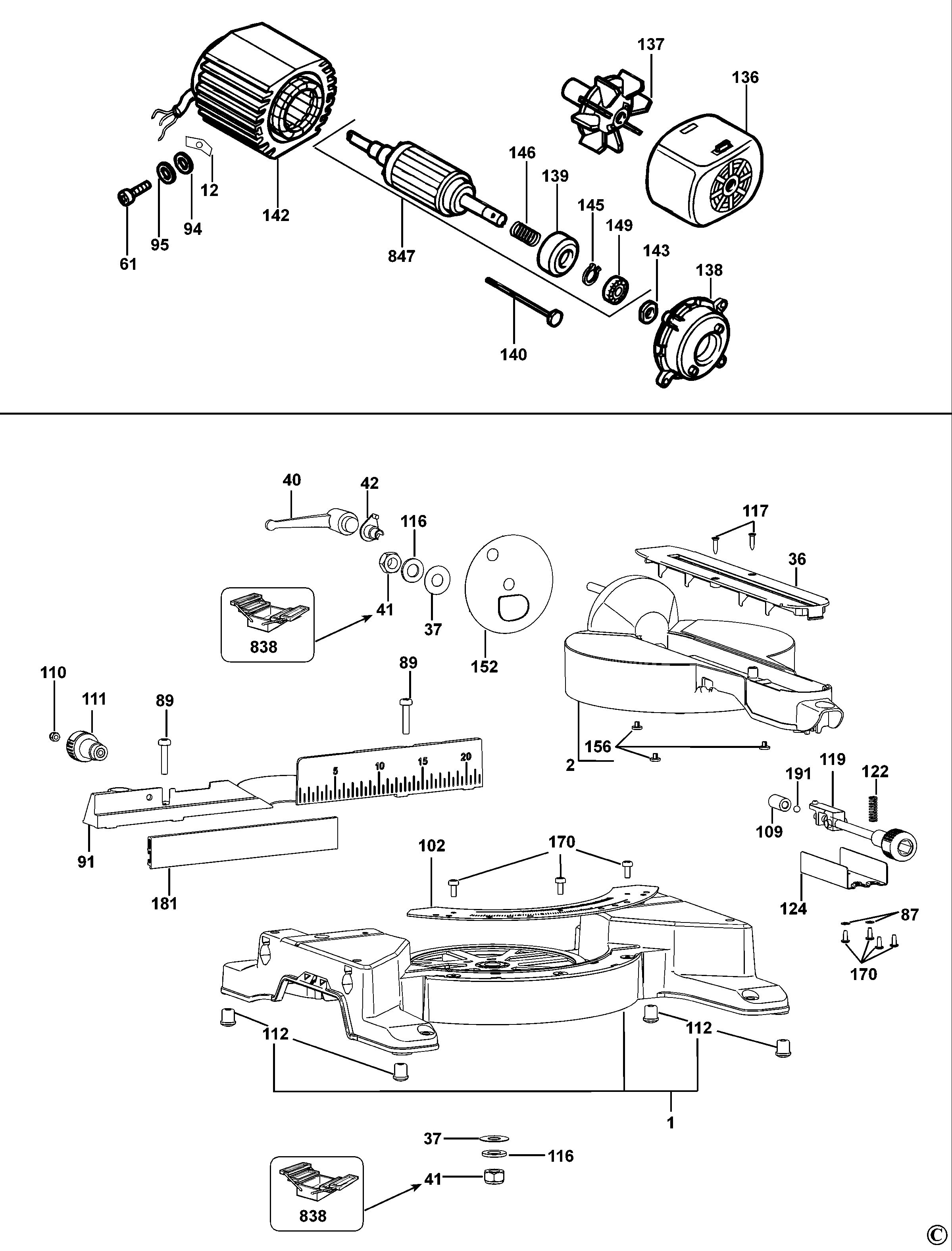 DEWALT TABLE SAW (Type 5)