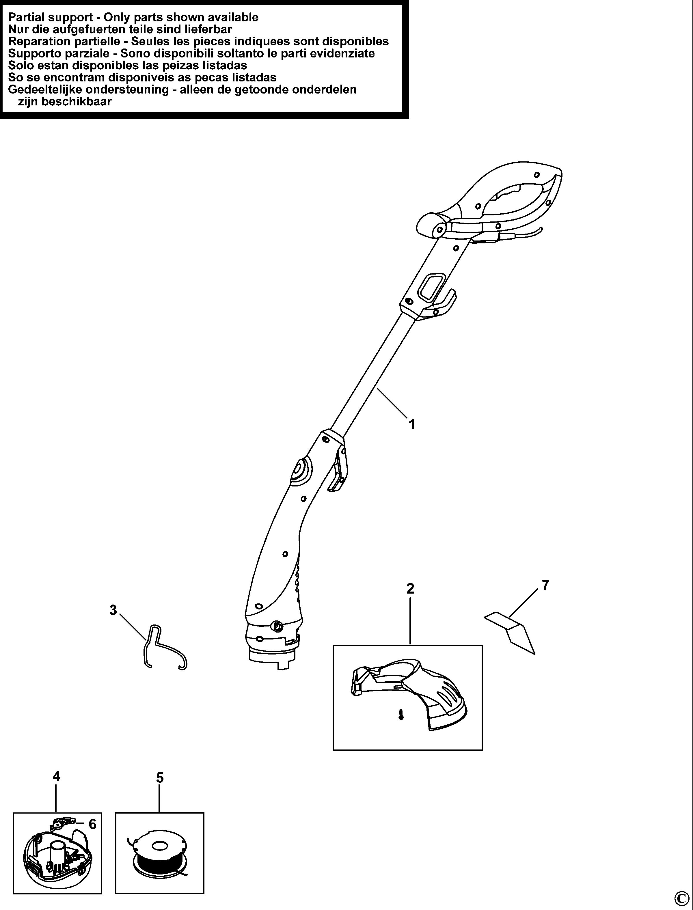 BLACK+DECKER STRING TRIMMER (Type 3)