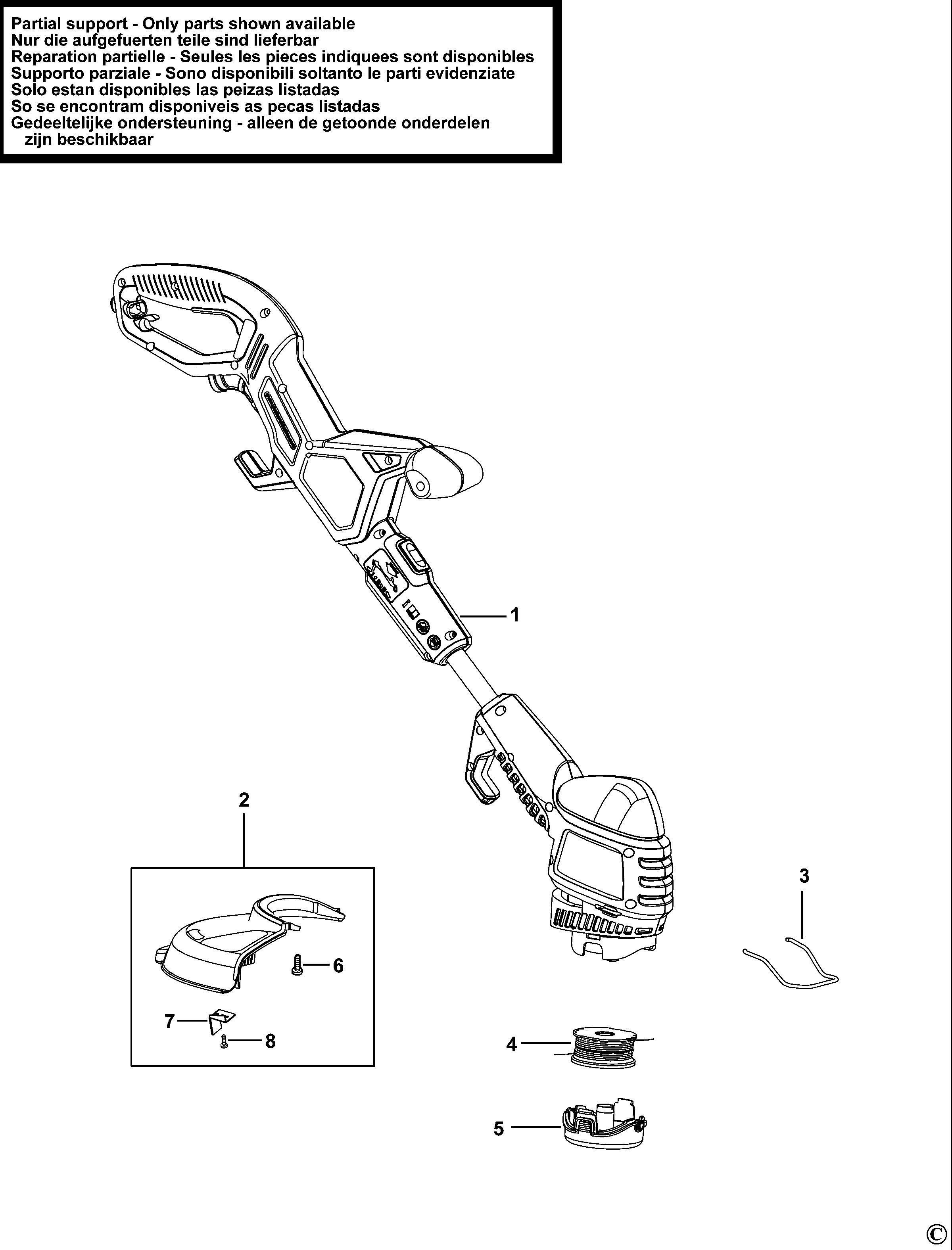 BLACK+DECKER STRING TRIMMER (Type 2 - 3)