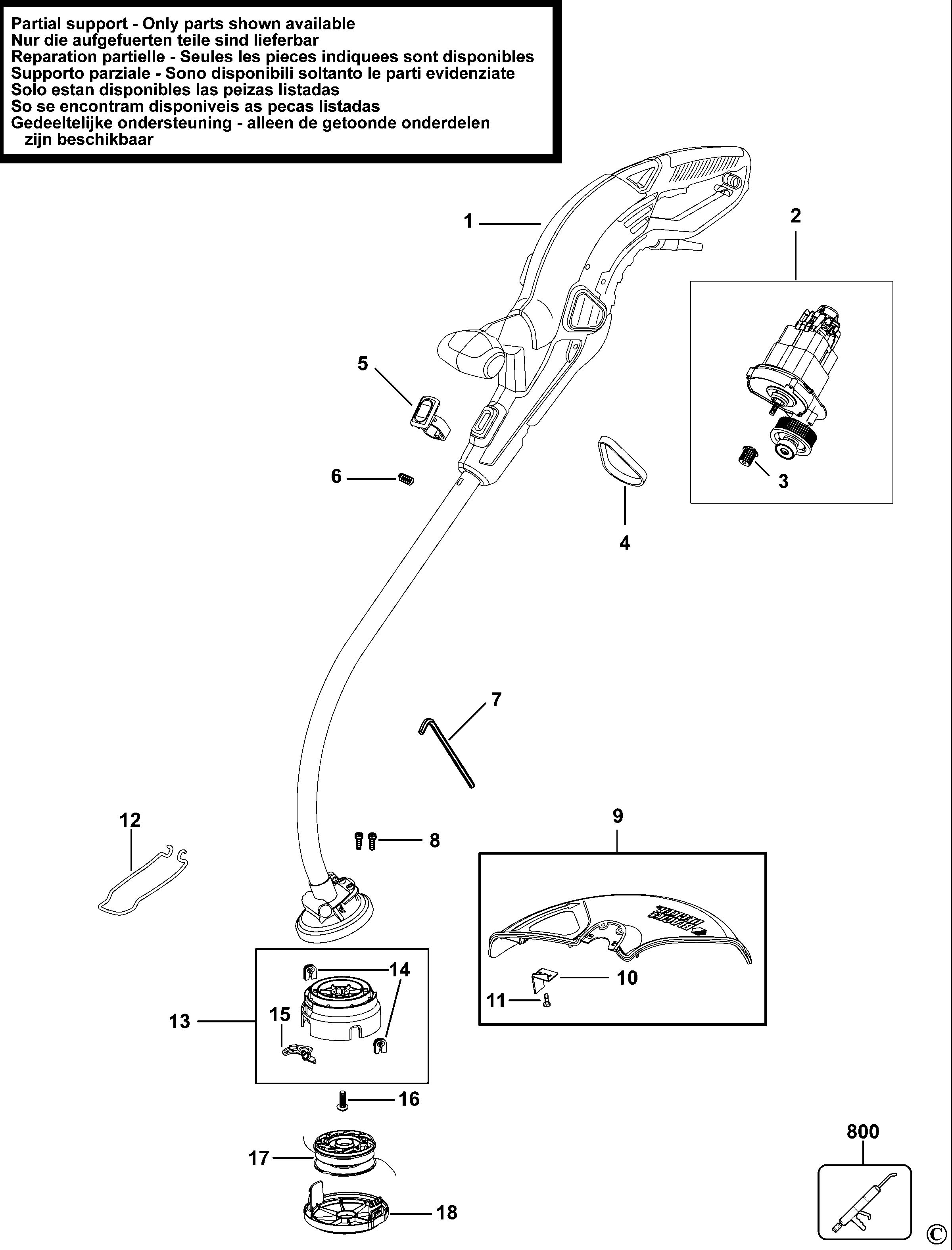 BLACK+DECKER STRING TRIMMER (Type 3)