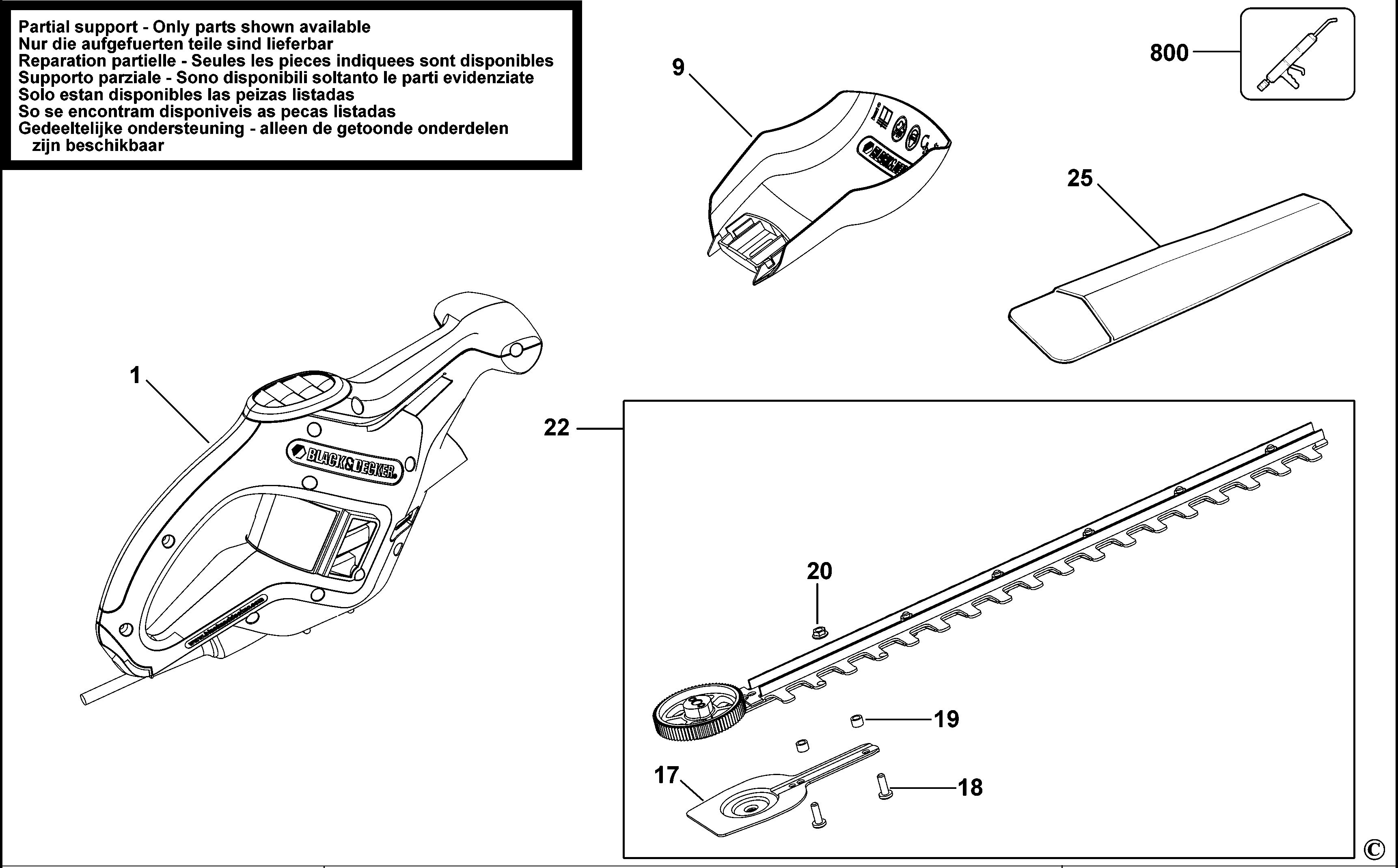 BLACK+DECKER HEDGETRIMMER (Type 2)