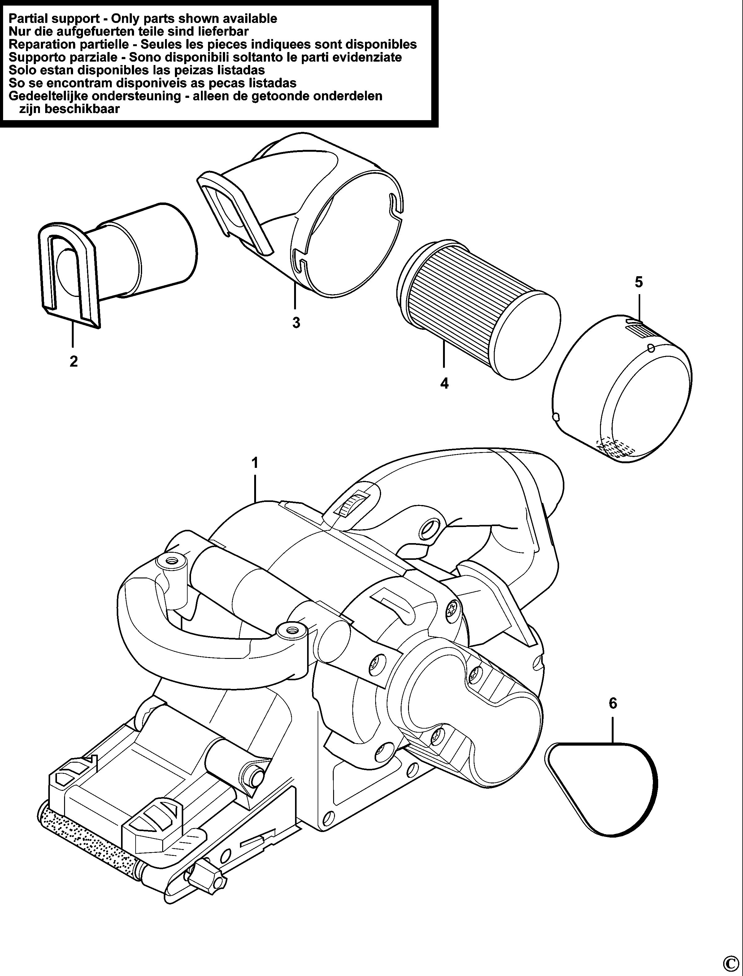 BLACK+DECKER BELT SANDER (Type 1)