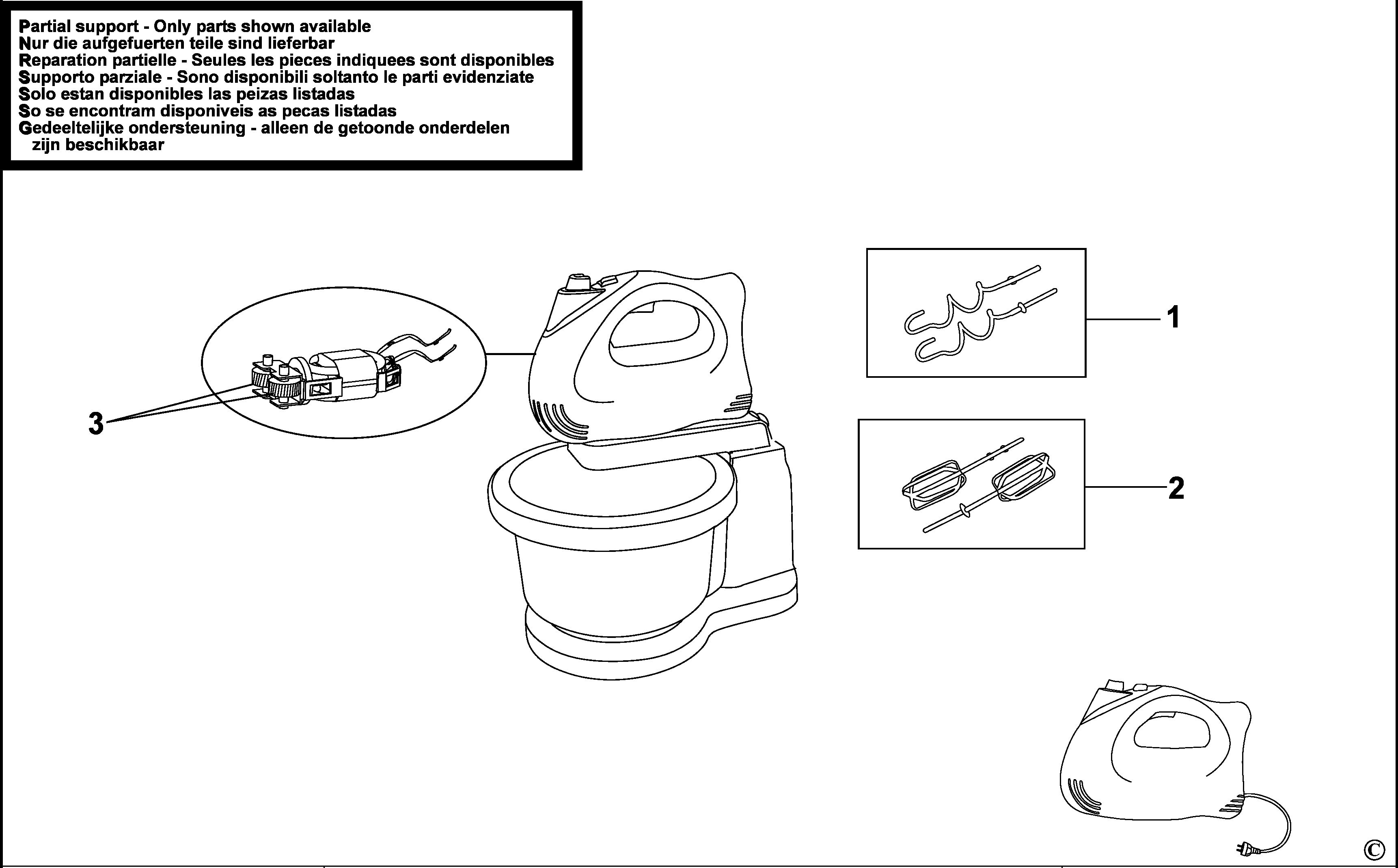 BLACK+DECKER MIXER (Type 1)