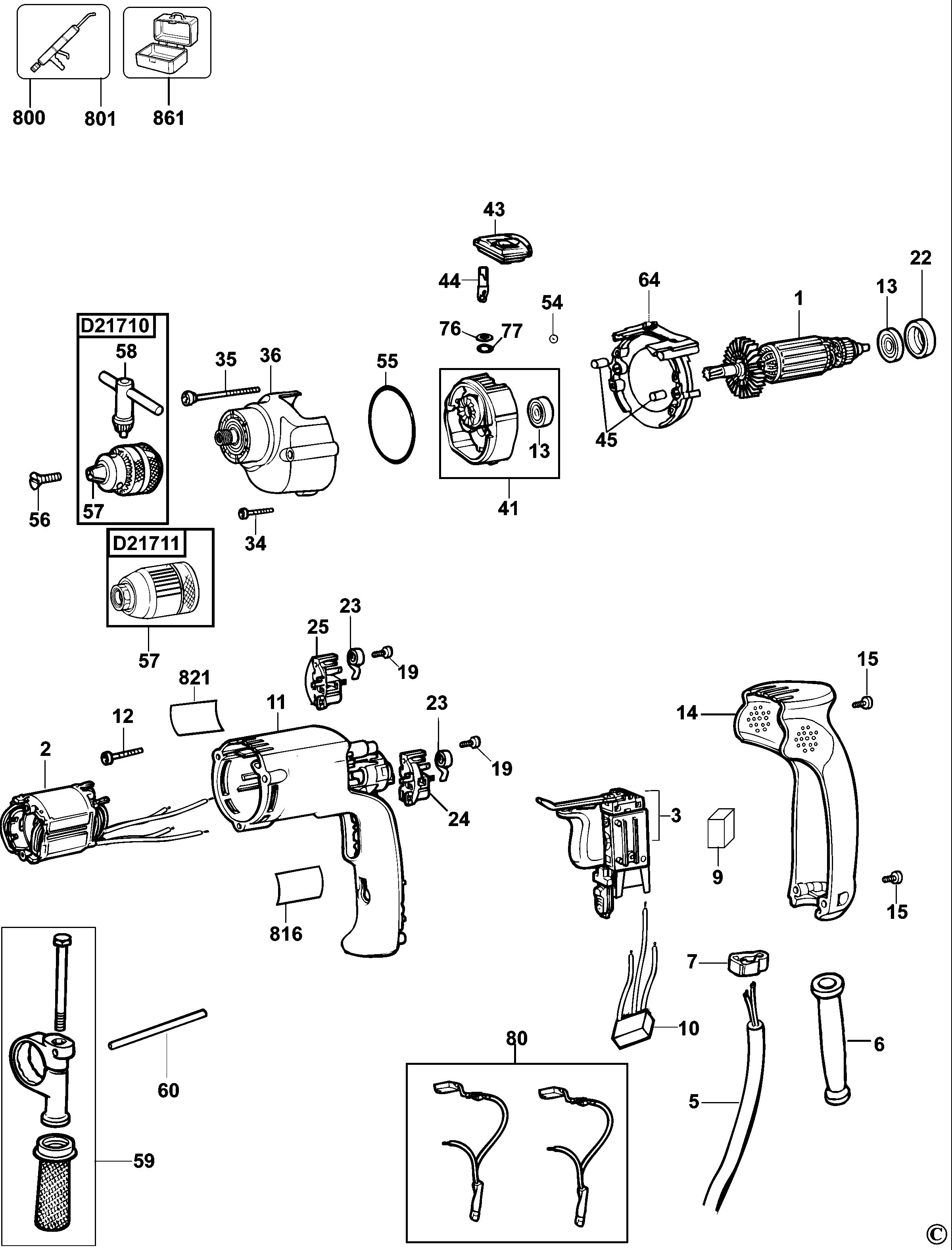 DEWALT HAMMER DRILL (Type 5)