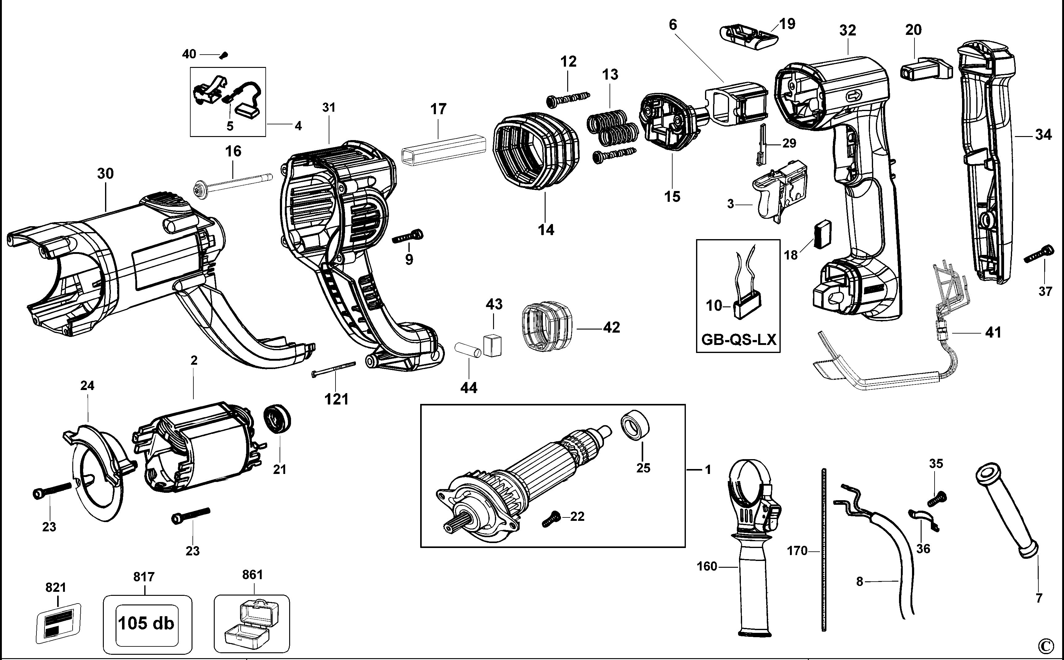 DEWALT ROTARY HAMMER (Type 1)